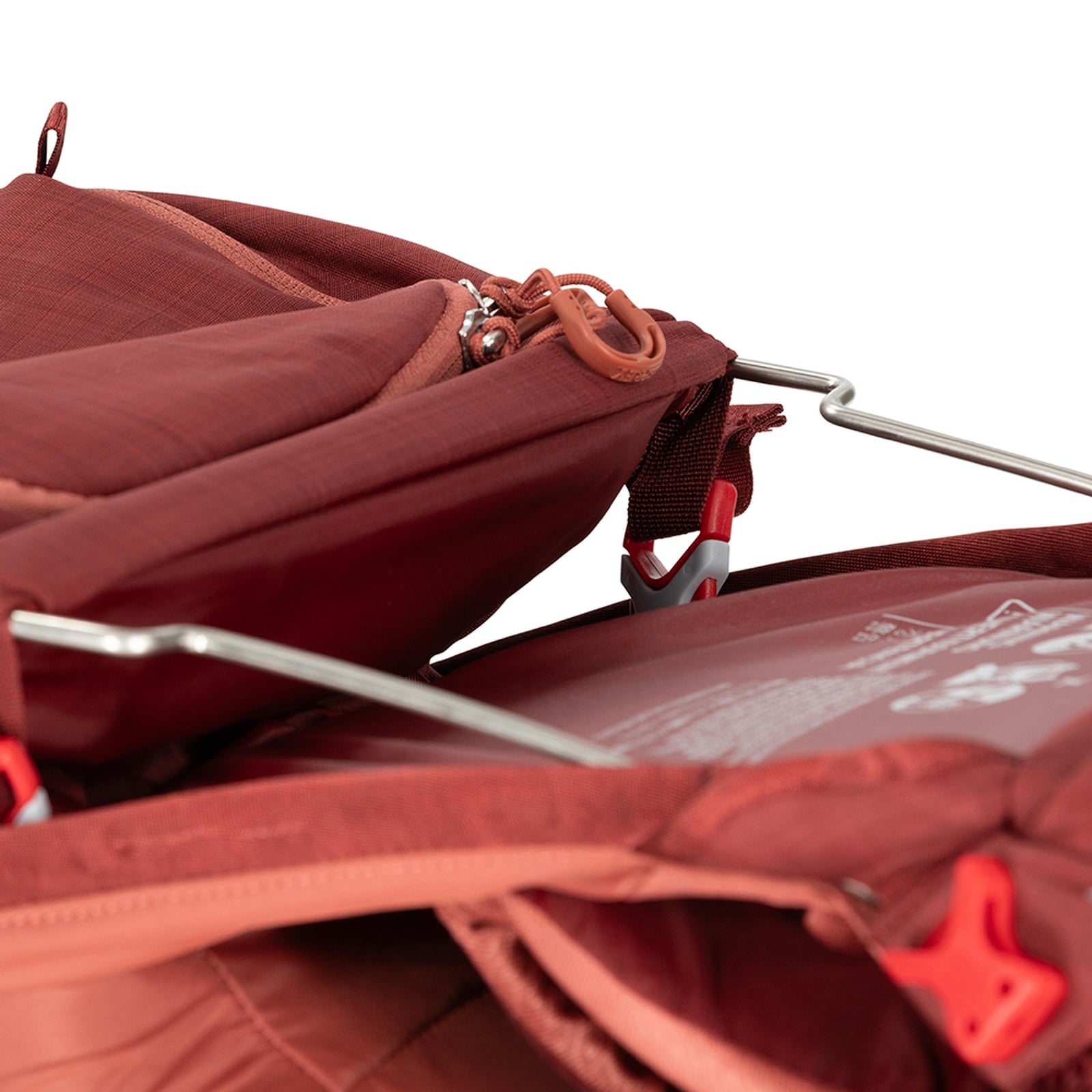 Osprey Poco LT Child Carrier 25L in Red Mountain — detail view 5