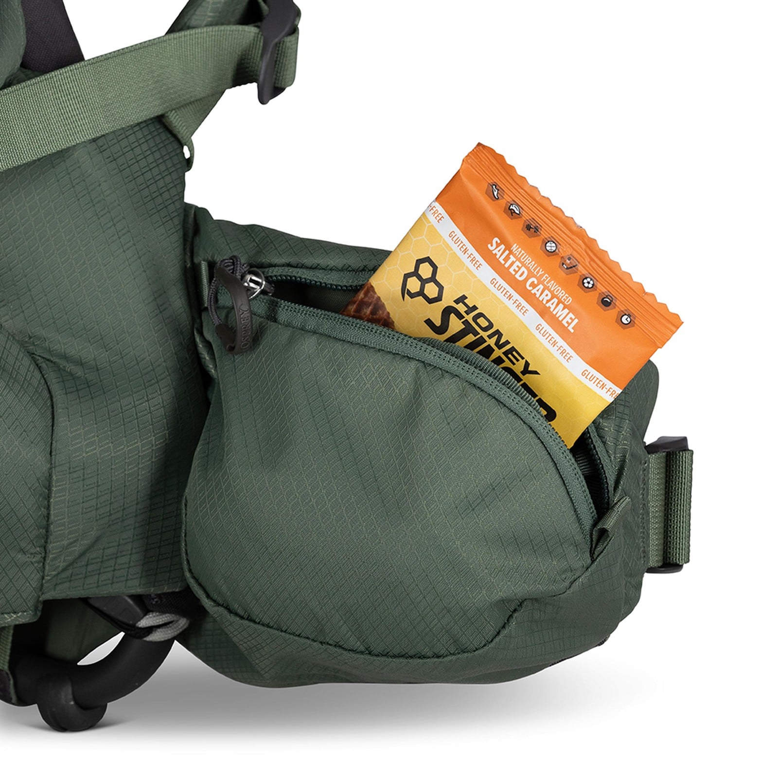 Osprey Poco Premium Child Carrier 36L in Koseret Green — detail view 6