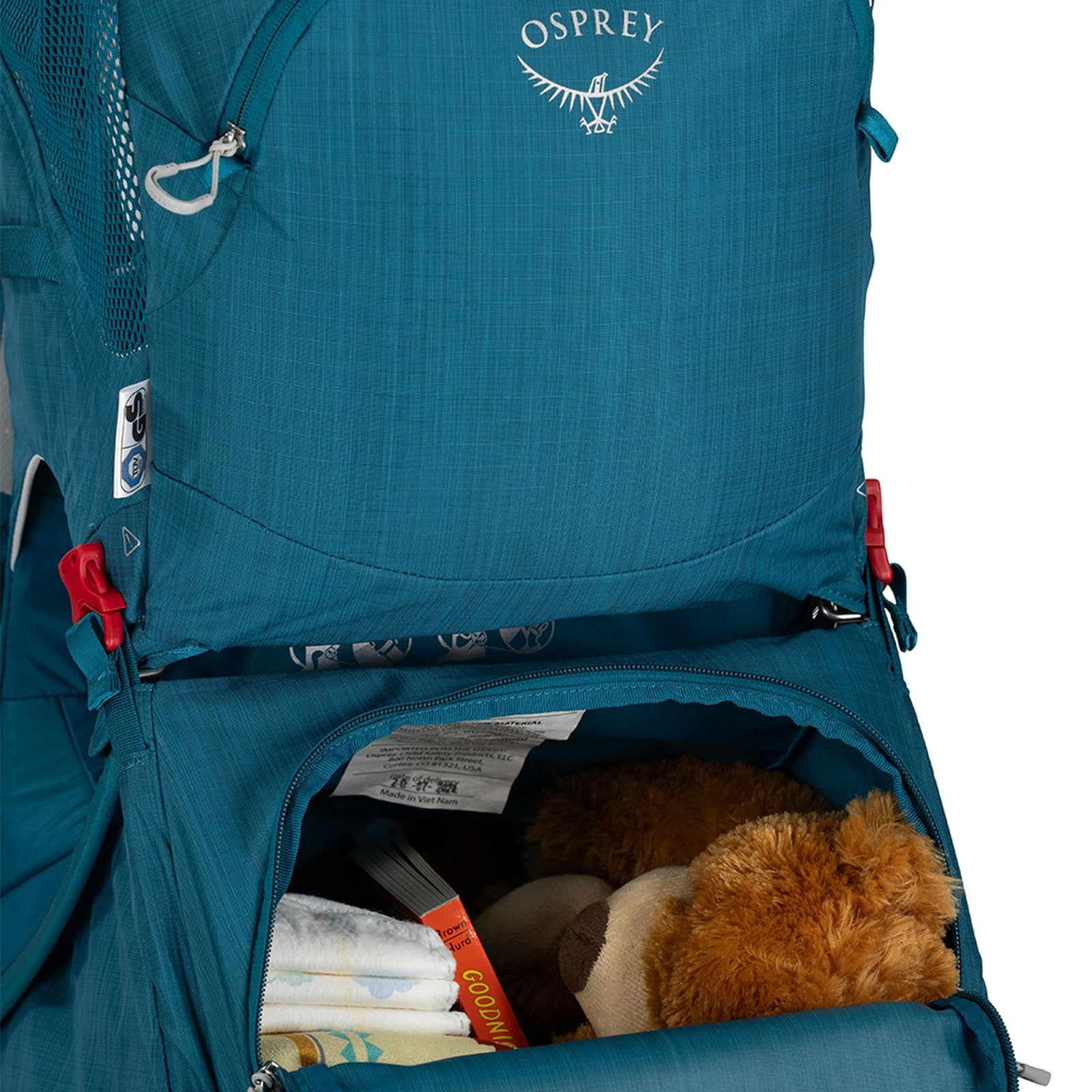Osprey Poco SLT Child Carrier 22L in Deep Peyto — detail view 2