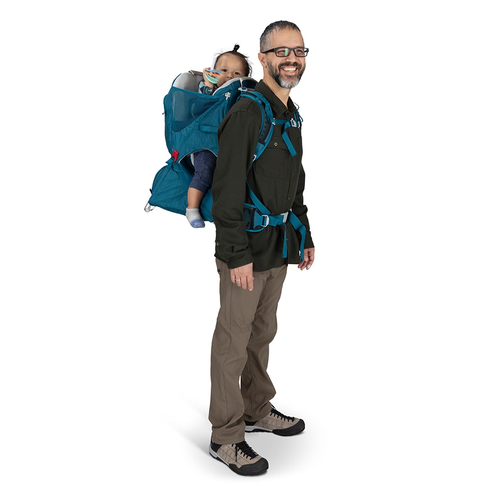 Osprey Poco SLT Child Carrier 22L in Deep Peyto — lifestyle 3
