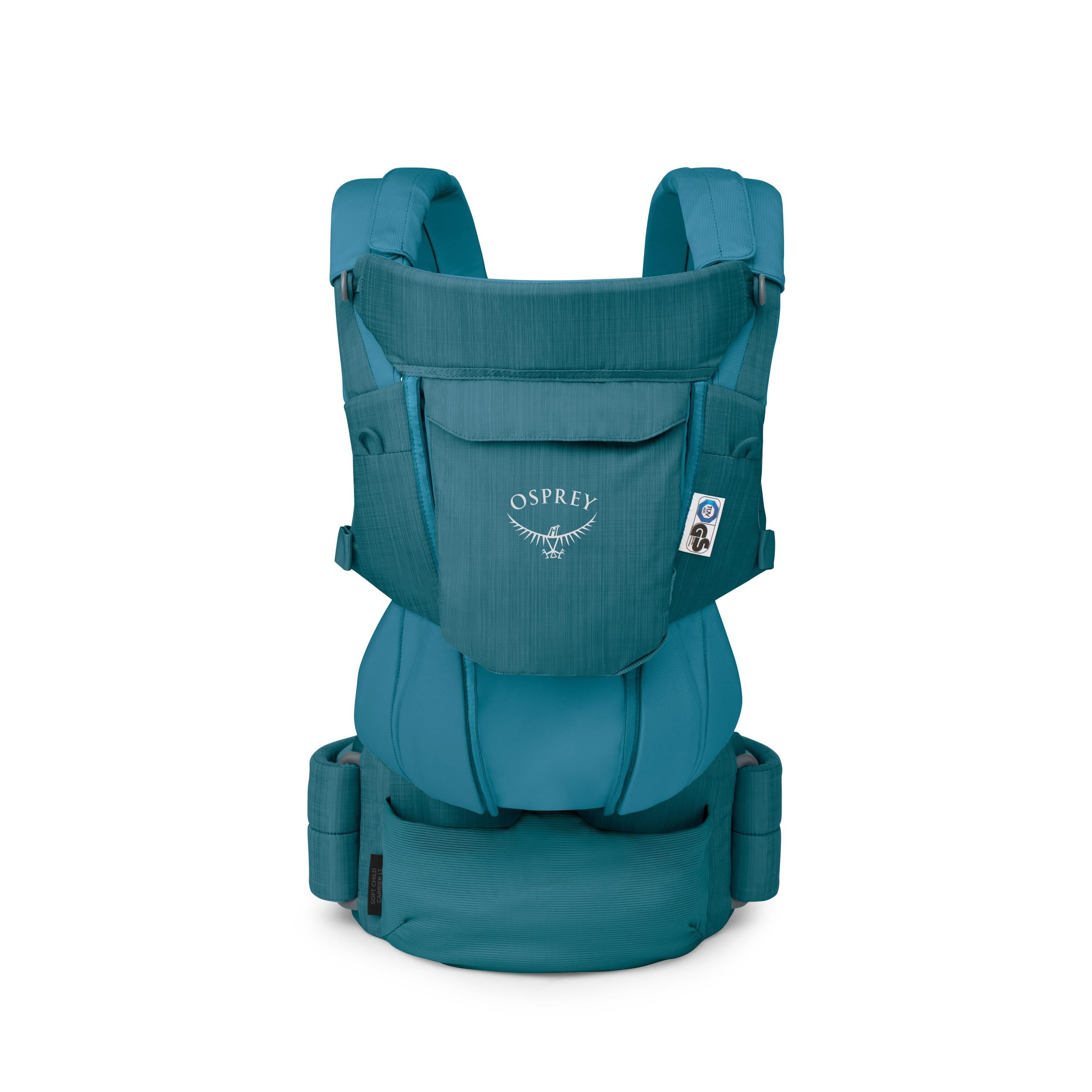 Osprey Poco Soft Child Carrier LT in Deep Peyto — front view