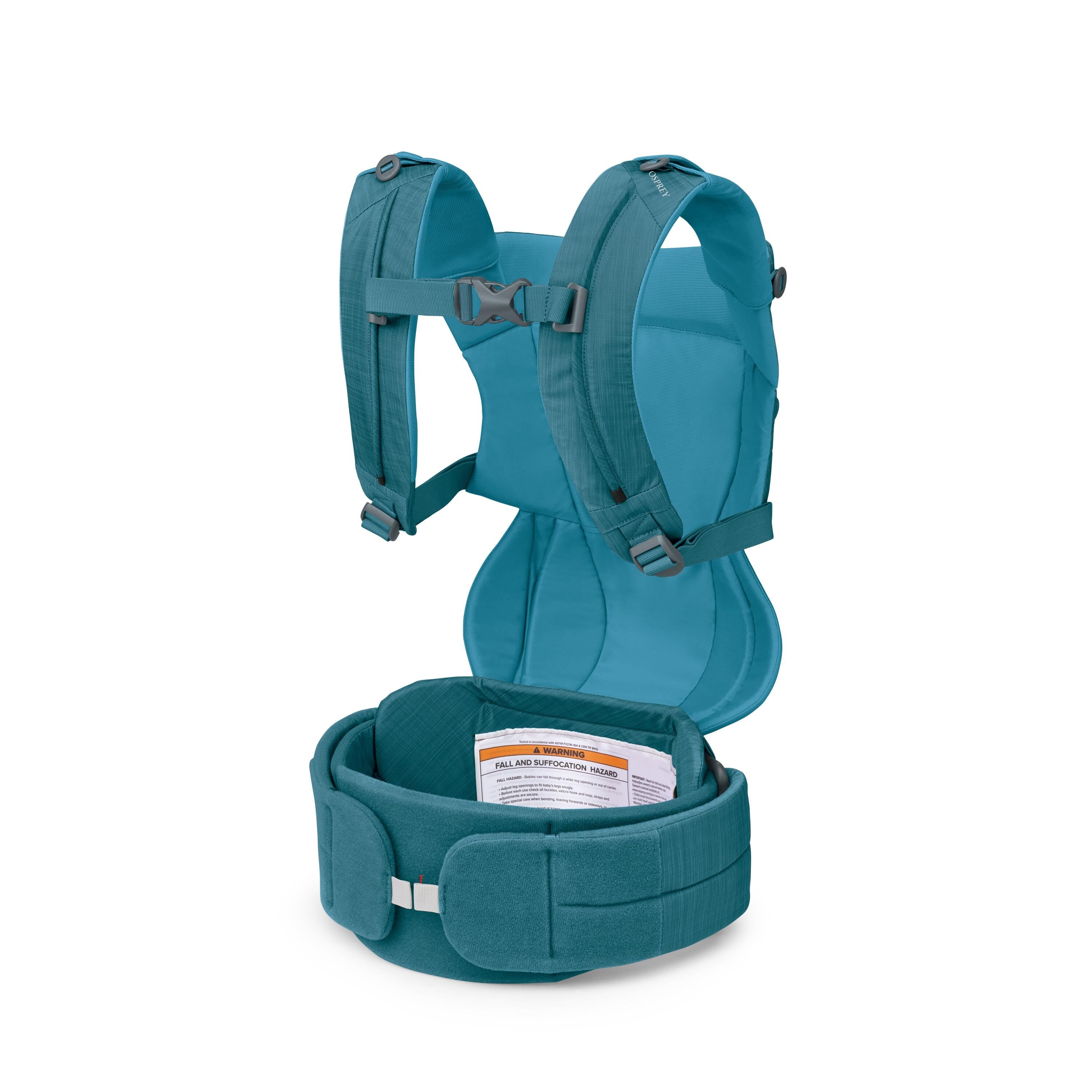 Osprey Poco Soft Child Carrier LT in Deep Peyto — angle view 3