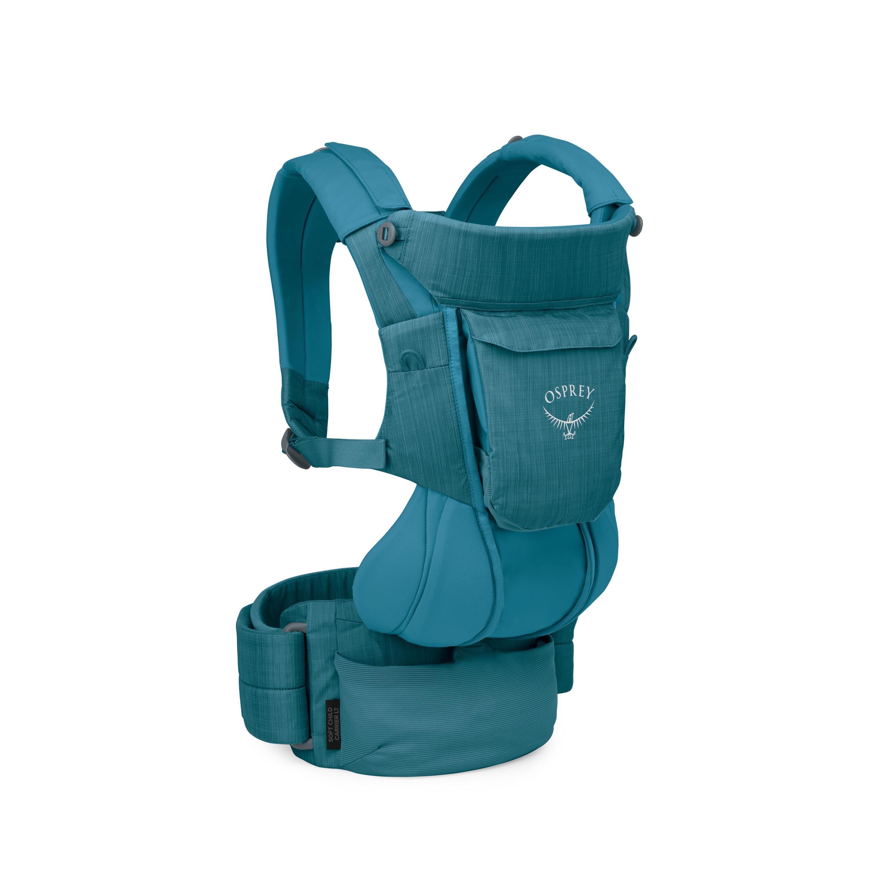 Osprey Poco Soft Child Carrier LT in Deep Peyto — angle view 2