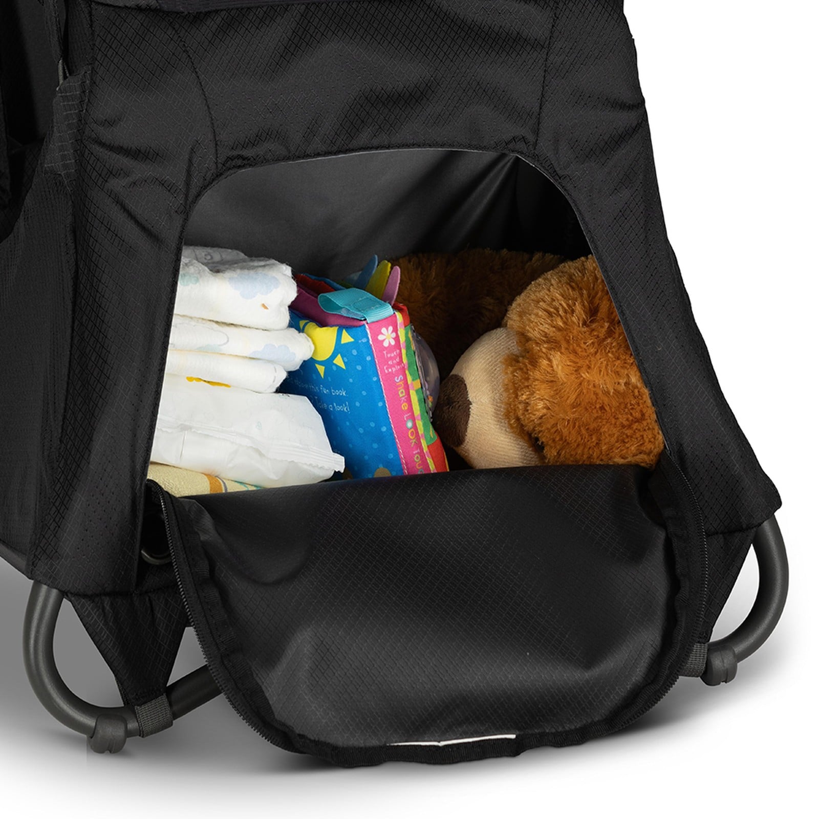 Osprey Poco Child Carrier 24L in Black — detail view 3