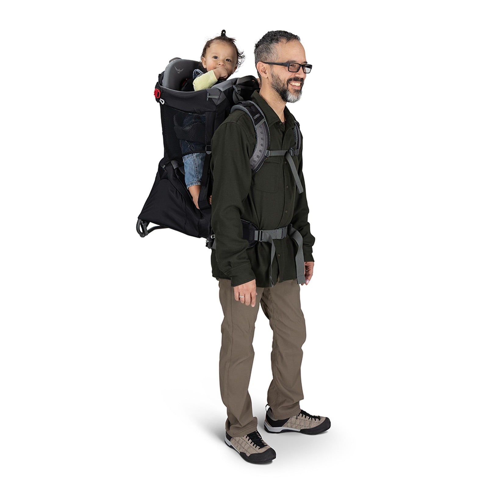 Osprey Poco Child Carrier 24L in Black — lifestyle 3