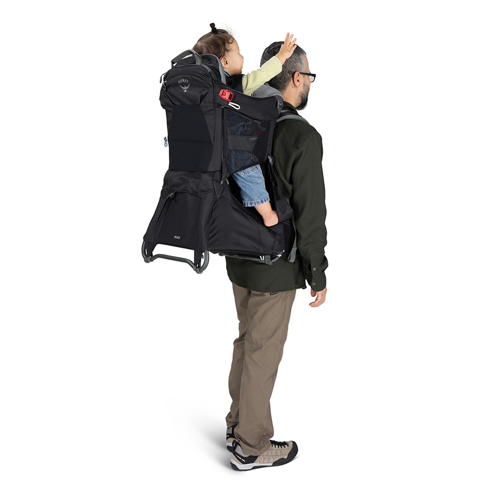 Osprey Poco Child Carrier 24L in Black — lifestyle 4