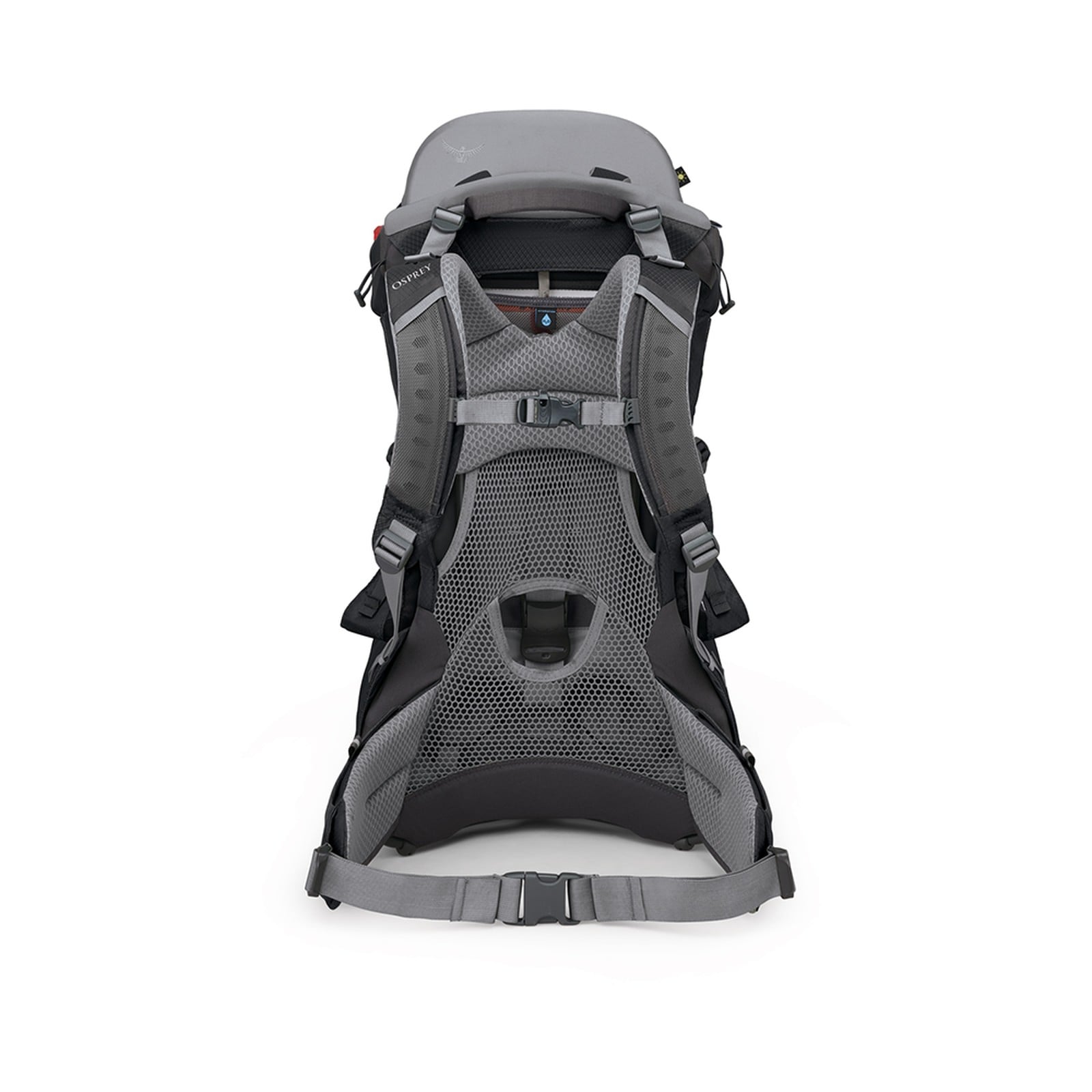 Osprey Poco Child Carrier 24L in Black — back view