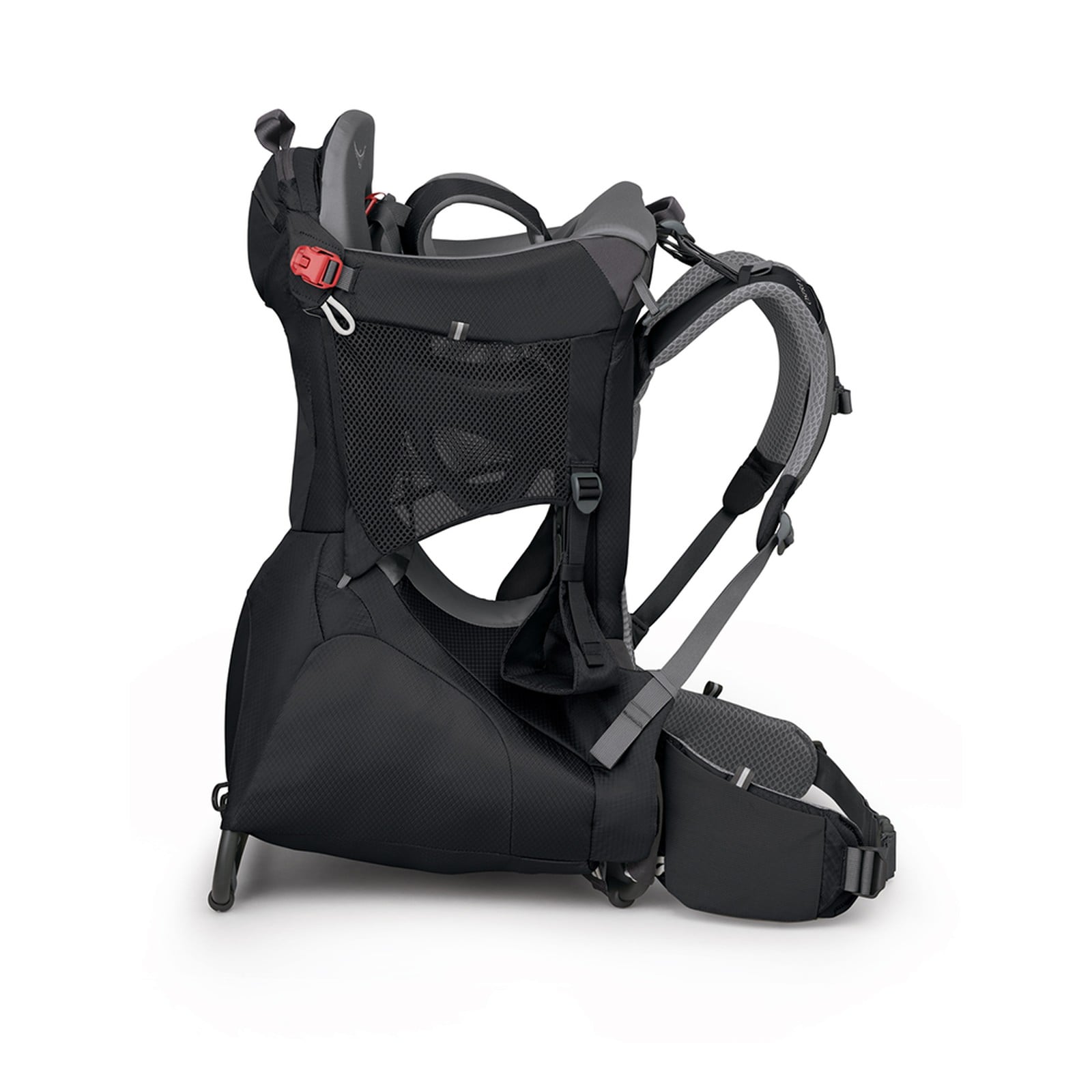 Osprey Poco Child Carrier 24L in Black — angle view 3