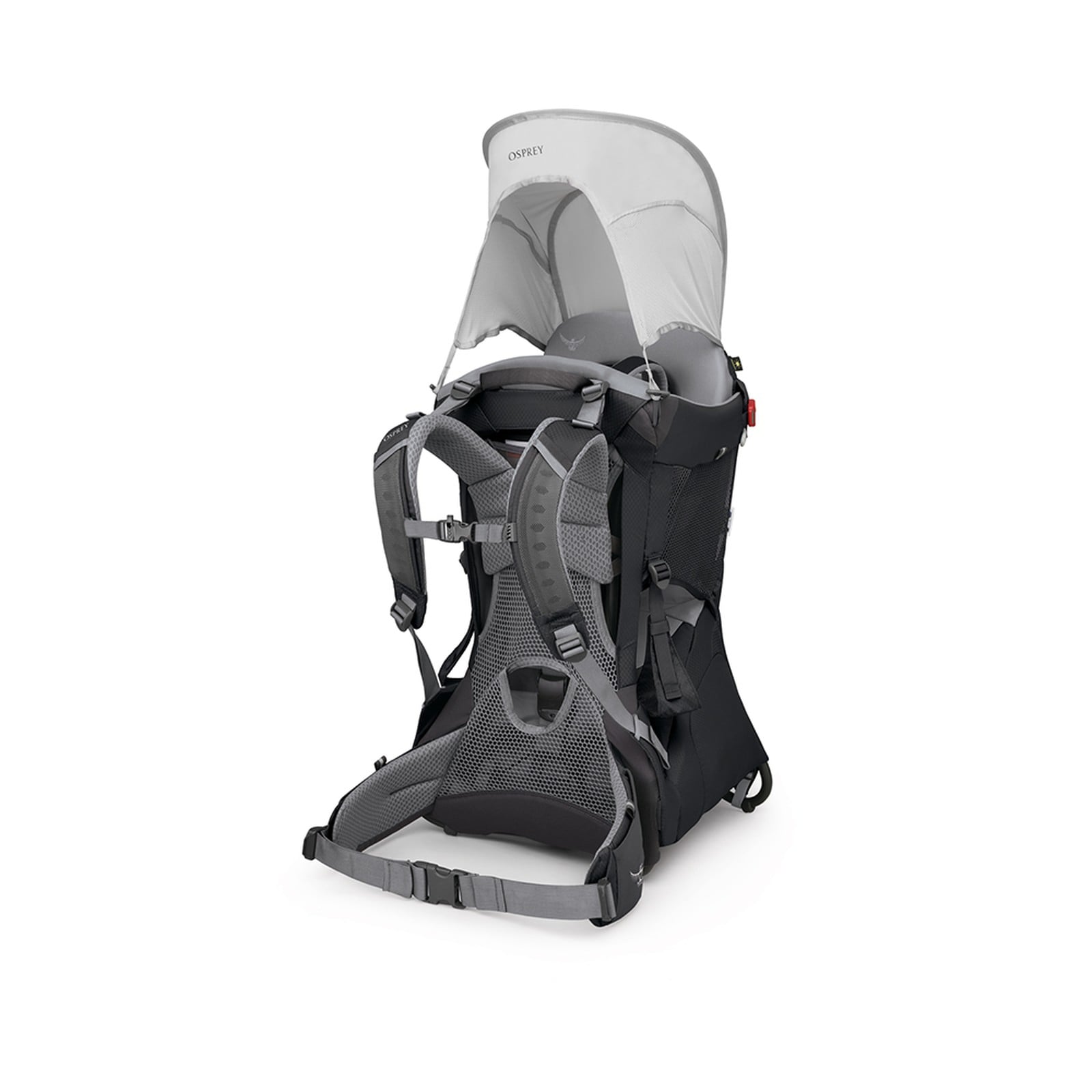 Osprey Poco Child Carrier 24L in Black — angle view 5
