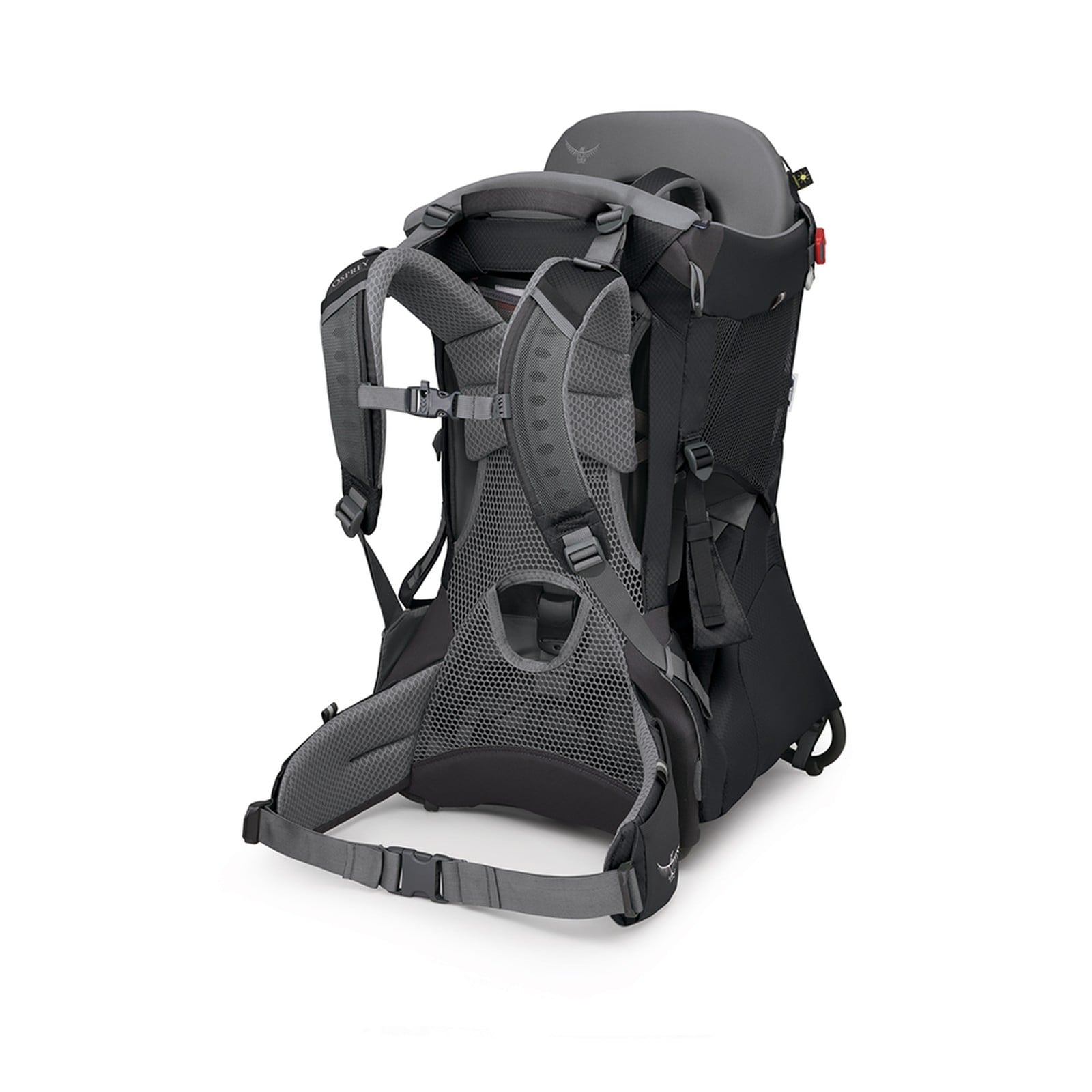 Osprey Poco Child Carrier 24L in Black — angle view 4