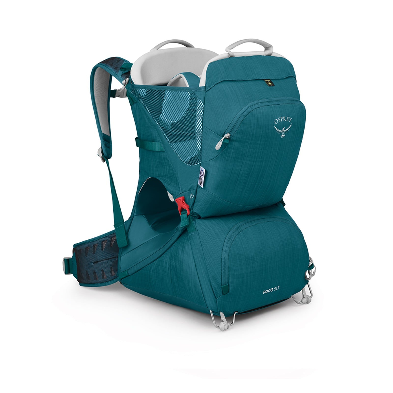 Osprey Poco SLT Child Carrier 22L in Deep Peyto — angle view 2