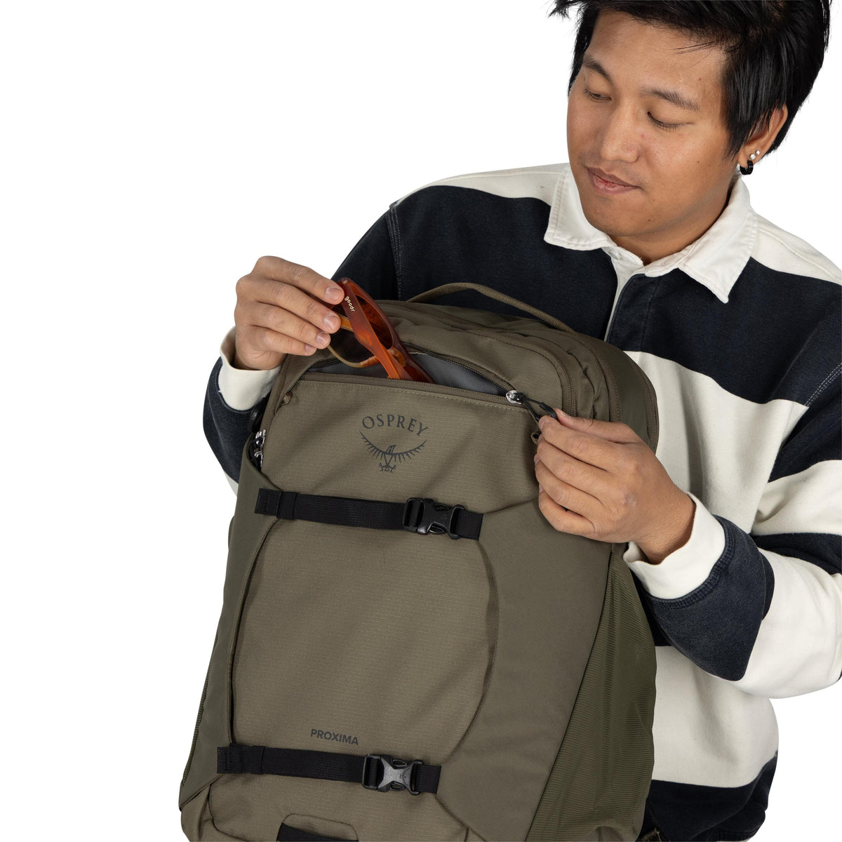 Osprey Proxima Backpack 30L in Earl Grey — detail view 4