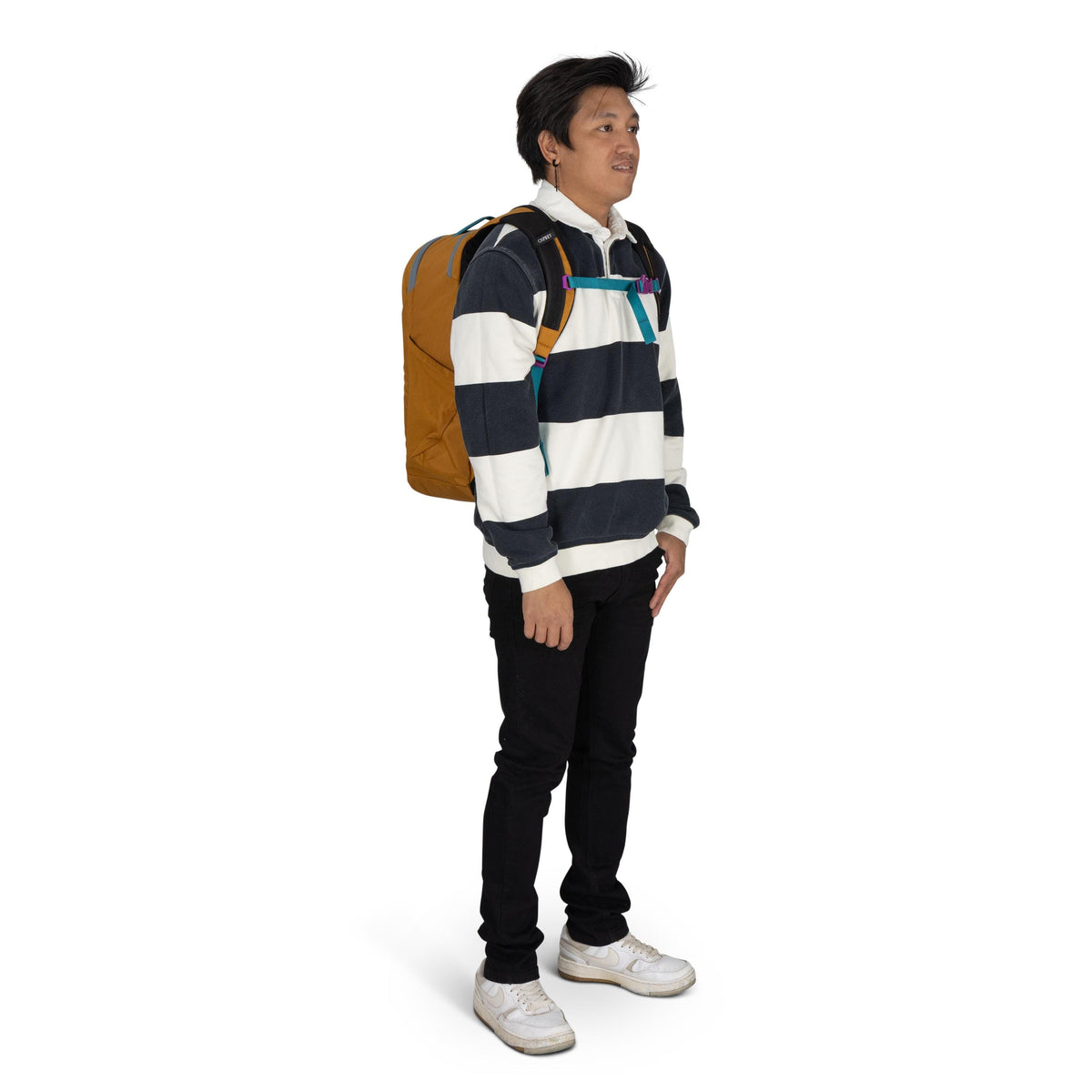 Osprey Proxima Backpack 30L in Barley Brown — lifestyle