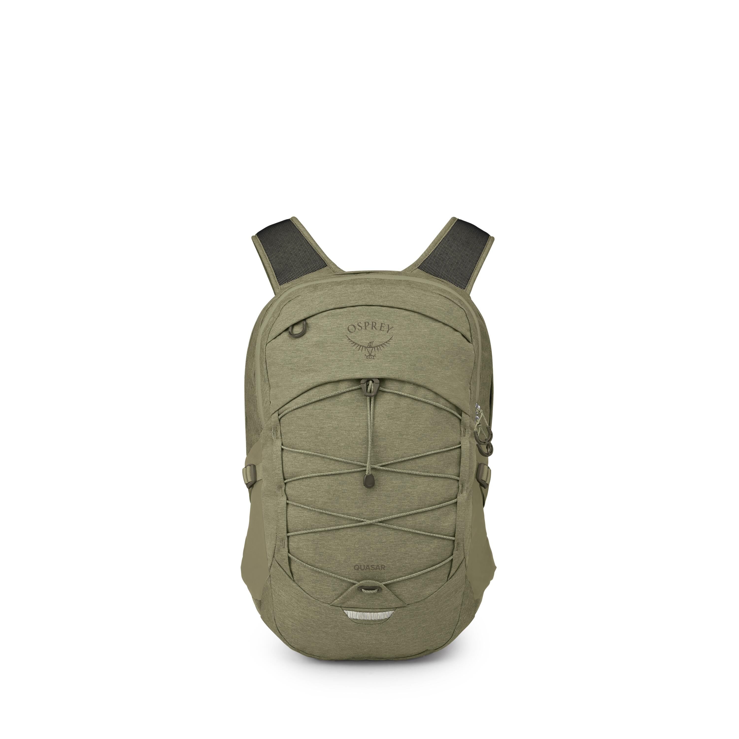 Osprey Quasar Driftshade Laptop Backpack 26L in Olive Tan — front view