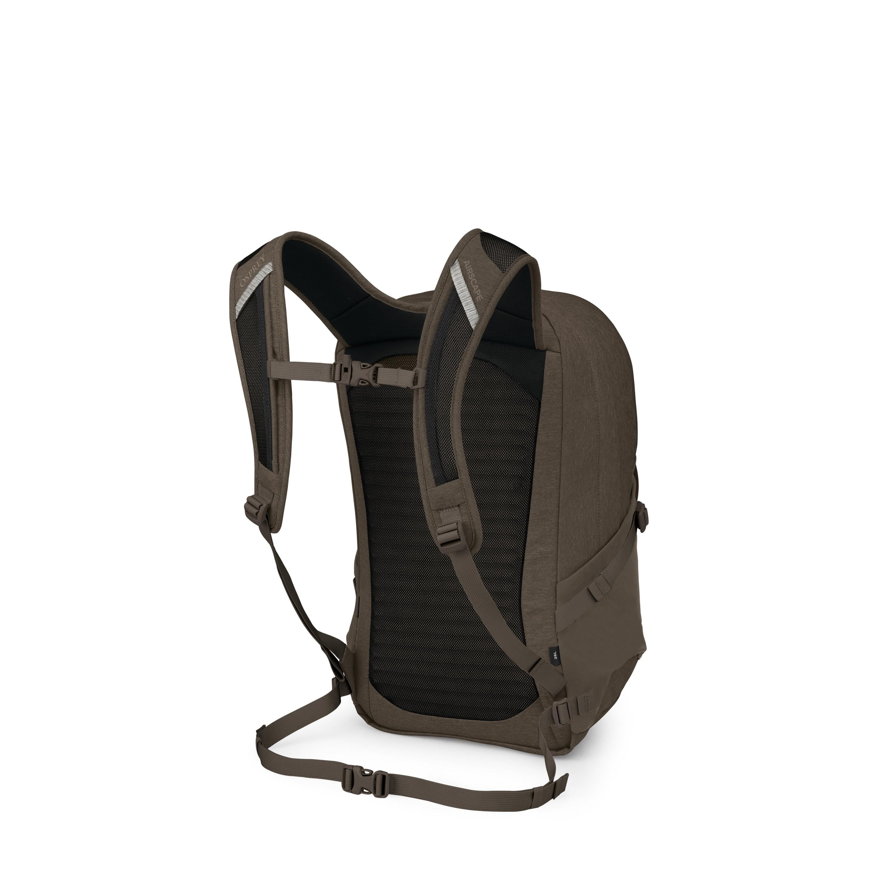 Osprey Quasar Driftshade Laptop Backpack 26L in Truffle Brown — angle view 3