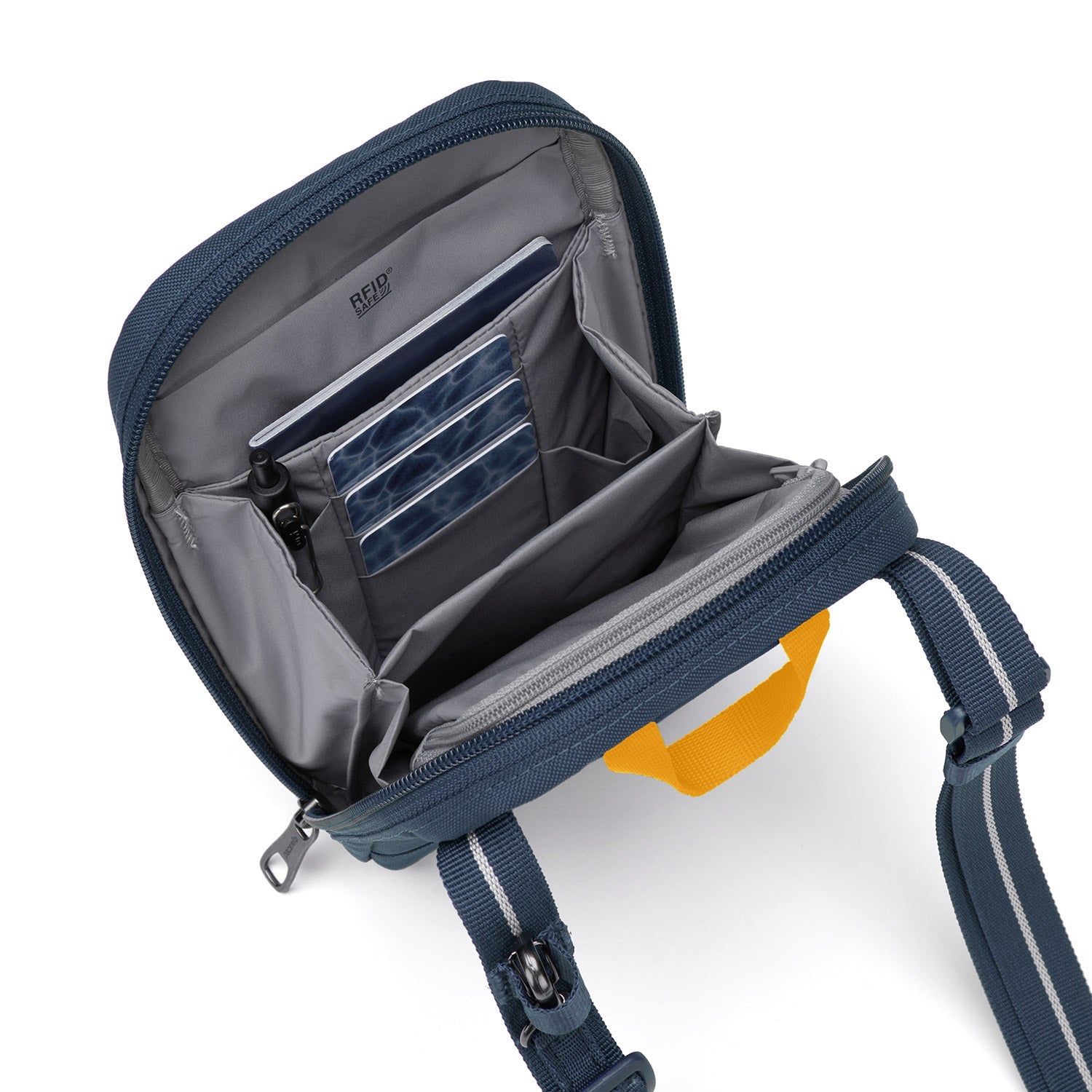Pacsafe RFIDsafe™ RFID Blocking Tech Crossbody - Coastal Blue