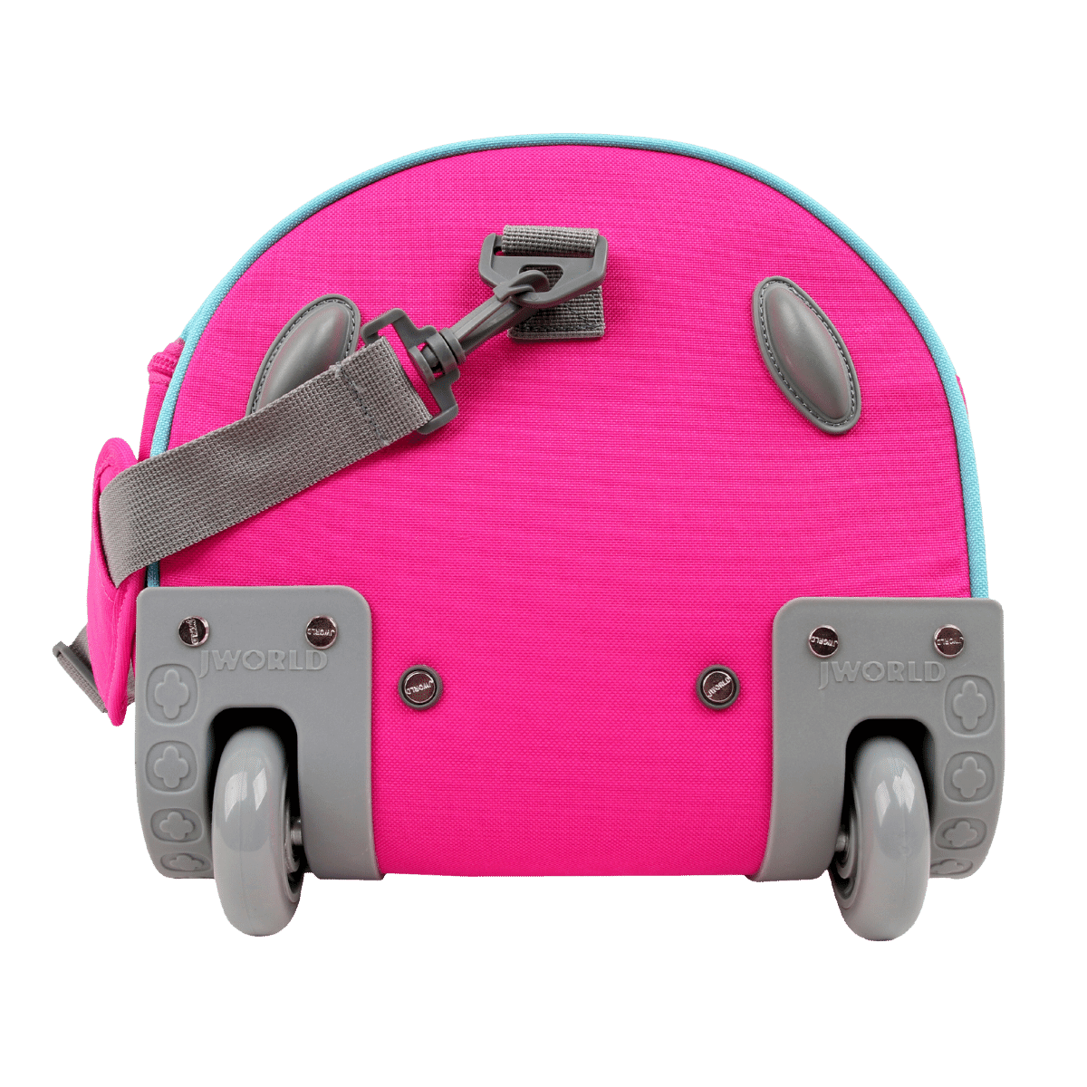 J World Kids' Rolling Duffel in Unicorn — angle view 3 # color_Unicorn