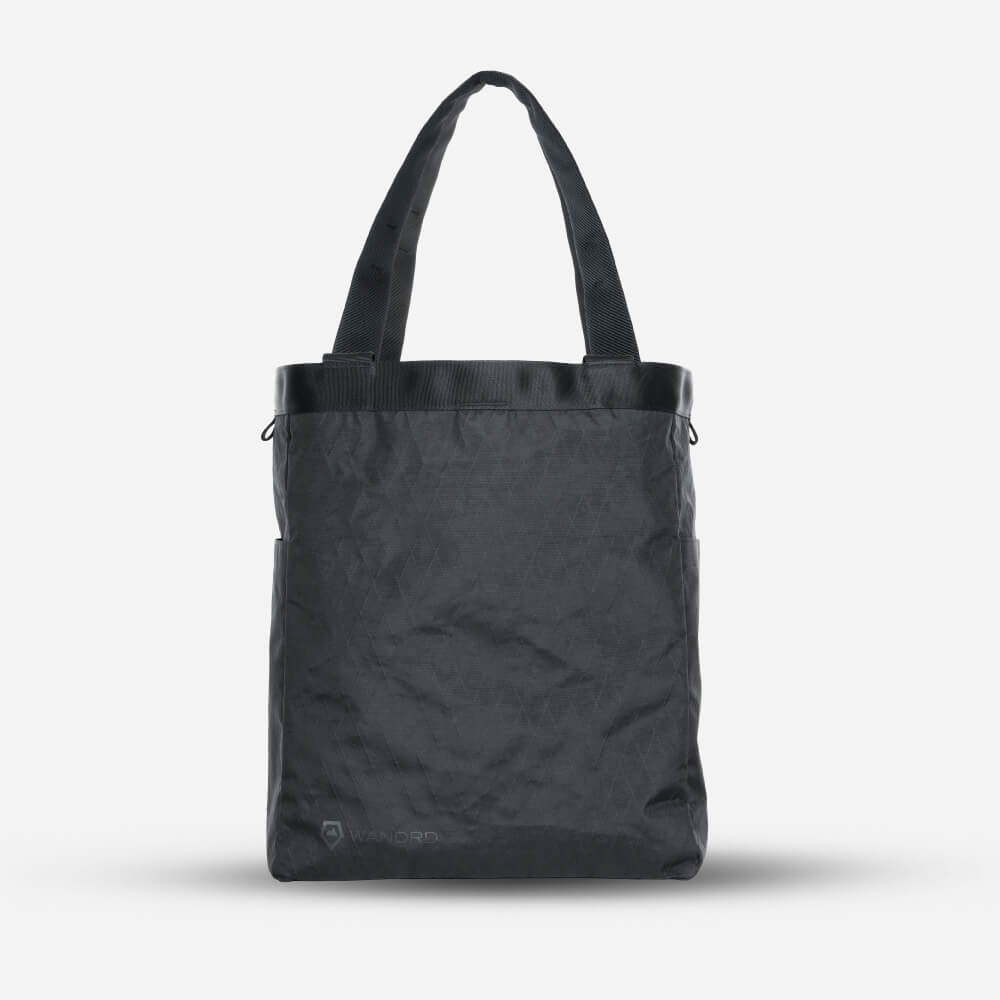 WANDRD Tote Backpack in Black — front view