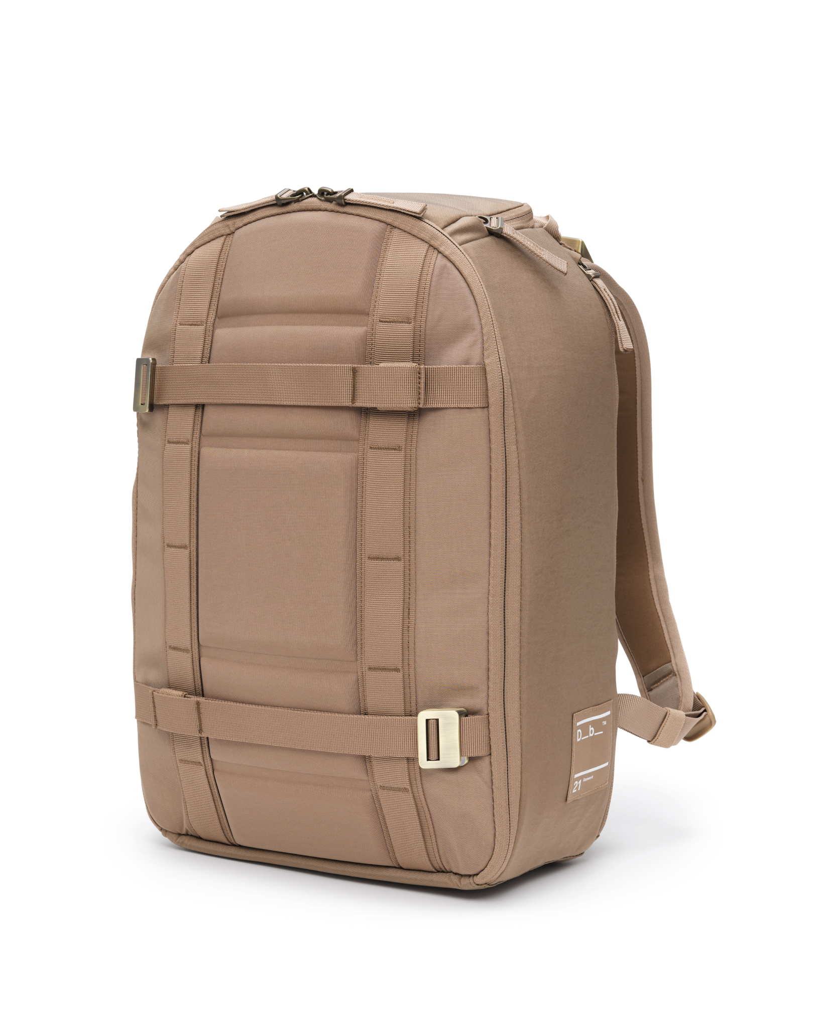 Db Journey Ramverk Backpack 21L in Affogato Brown — angle view 2 # color_Affogato Brown