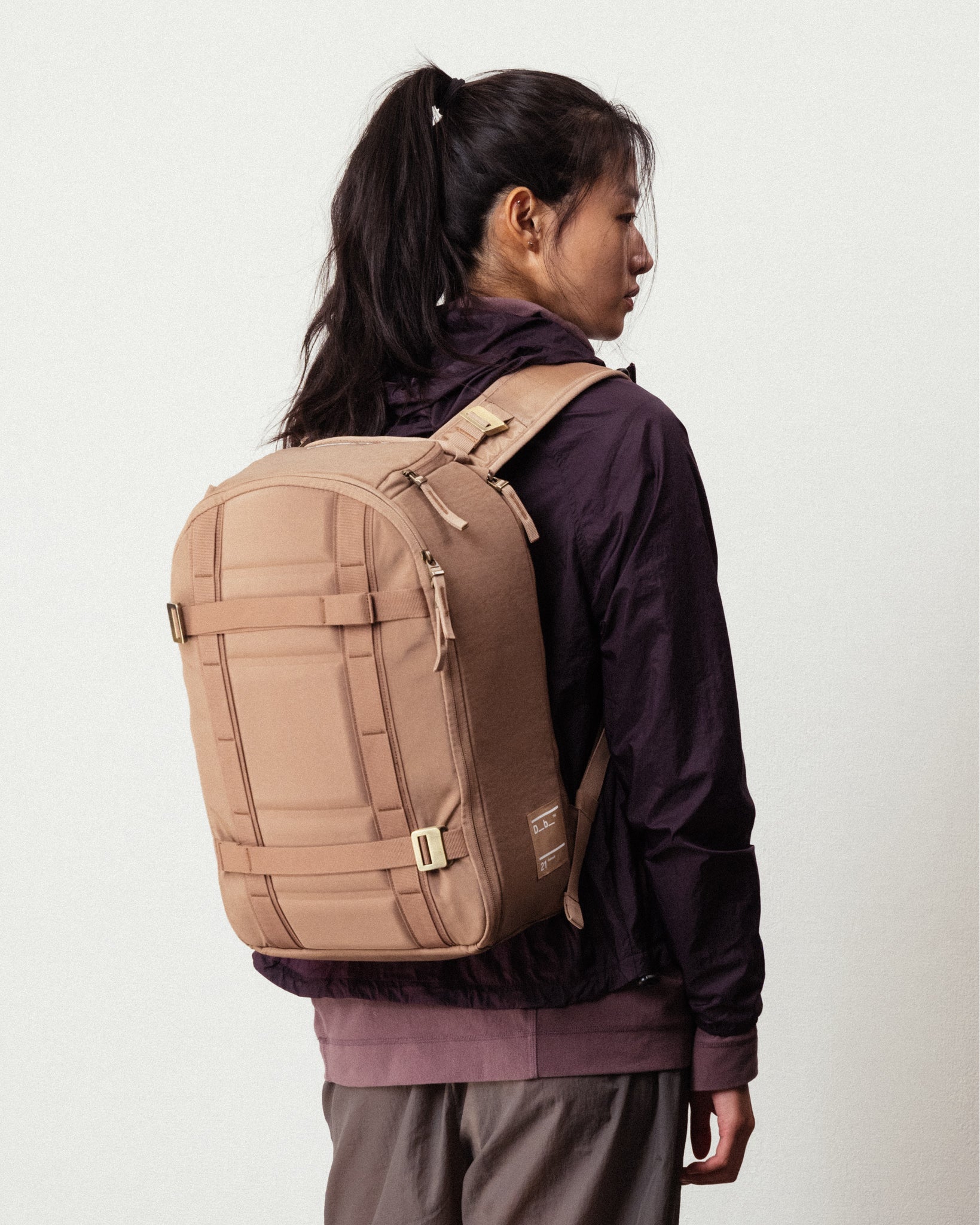 Db Journey Ramverk Backpack 21L in Affogato Brown — lifestyle # color_Affogato Brown