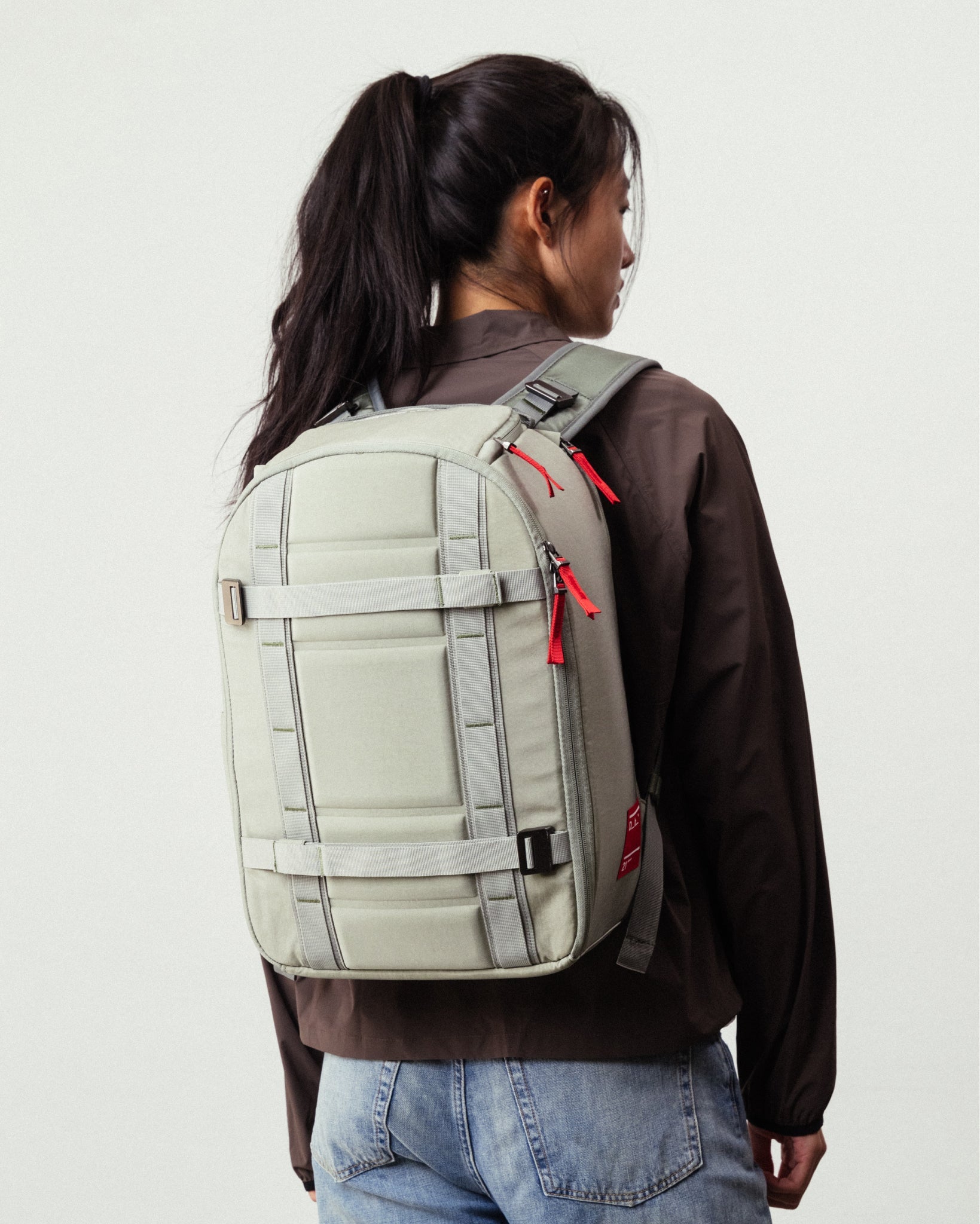 Db Journey Ramverk Backpack 21L in Basil Green — lifestyle # color_Basil Green