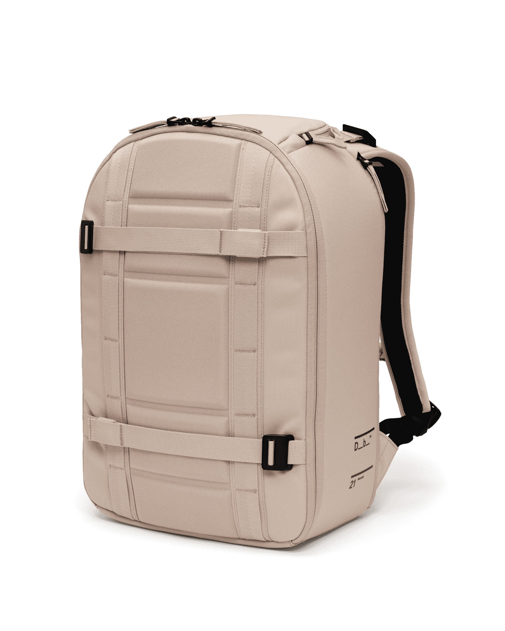 Db Journey Ramverk Backpack 21L in Fogbow Beige — angle view 2 # color_Fogbow Beige
