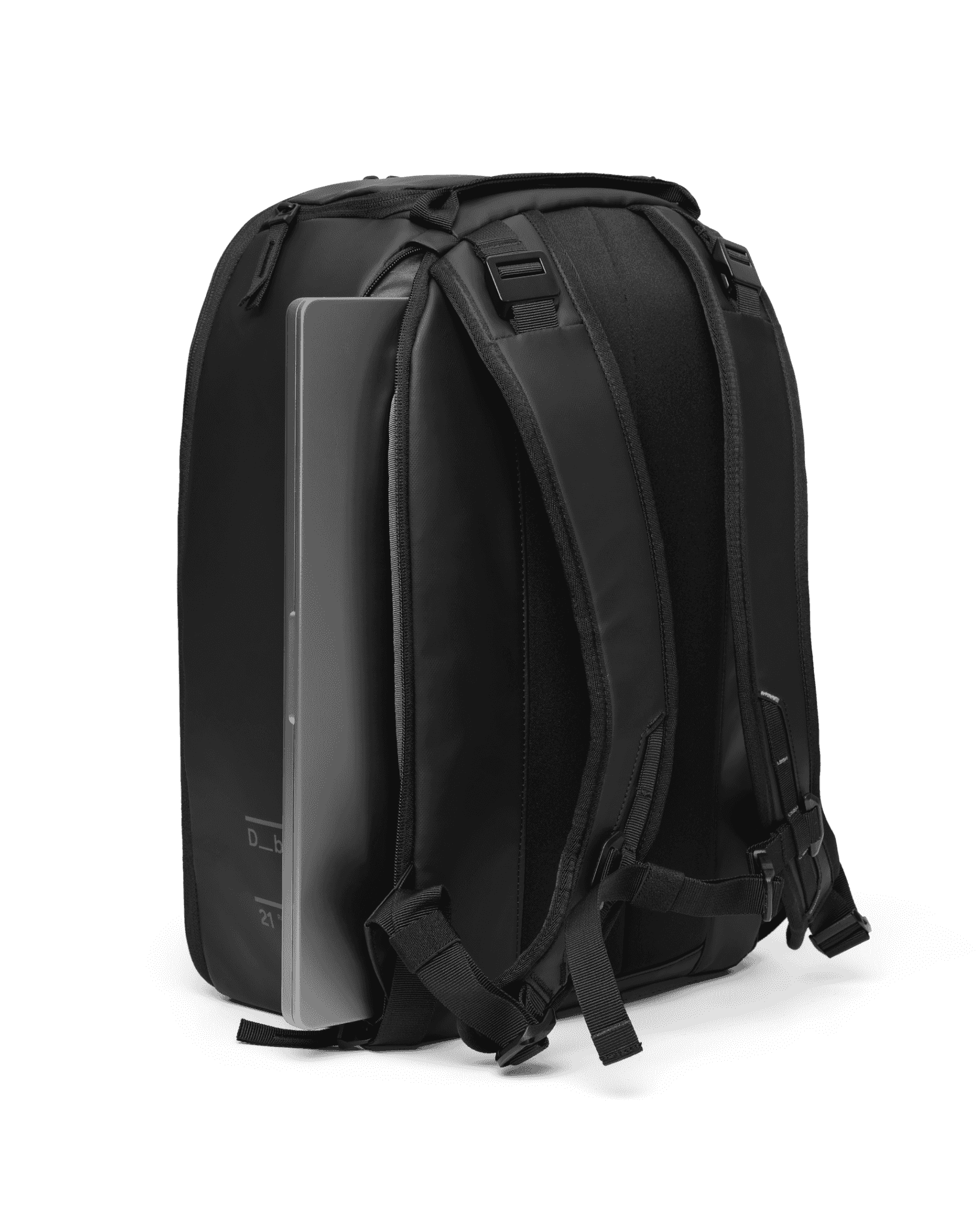 Db Journey Ramverk Backpack 21L in Fogbow Beige — interior view # color_Fogbow Beige