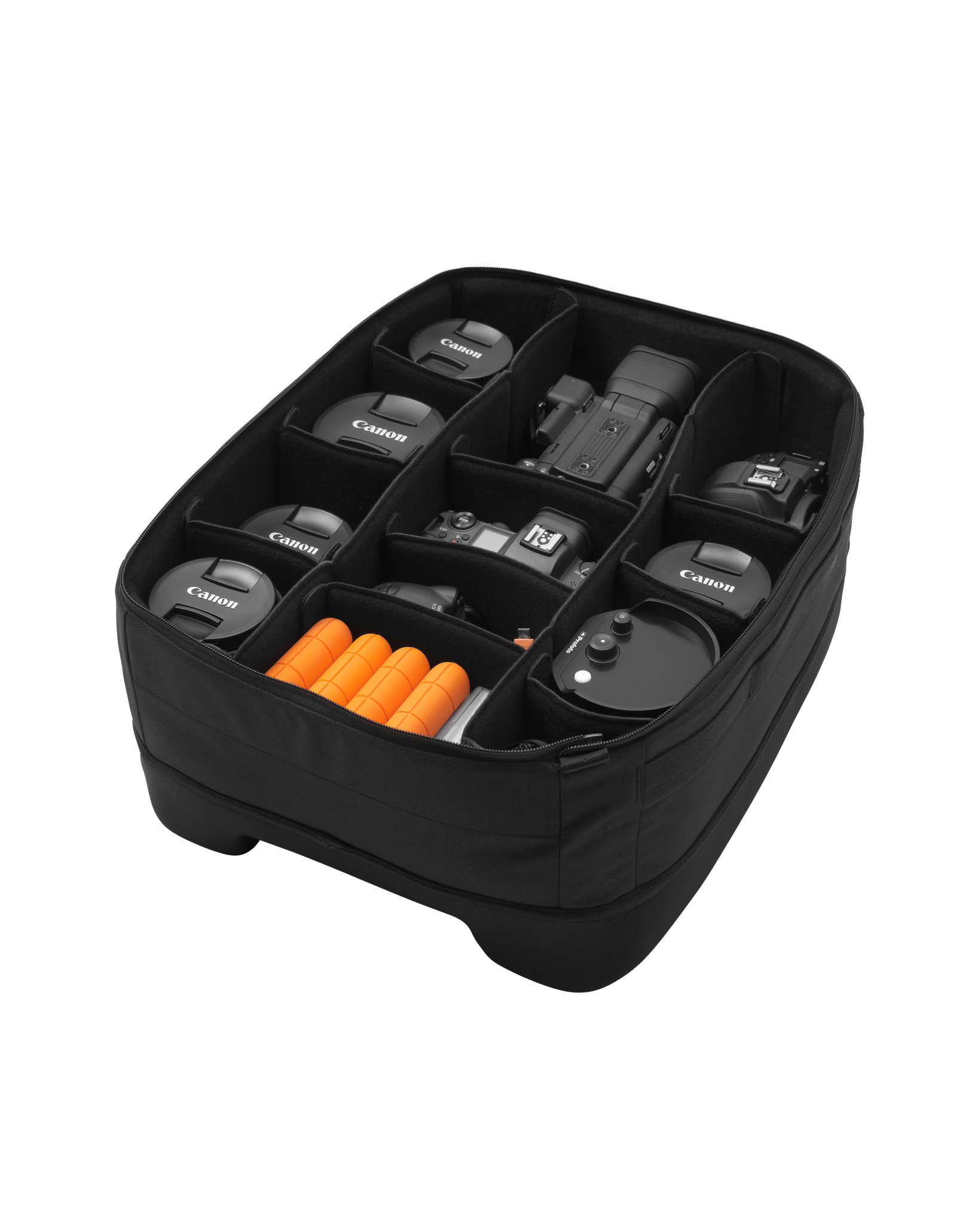 Db Journey Ramverk Camera Insert XL in Black Out — interior view # color_Black Out