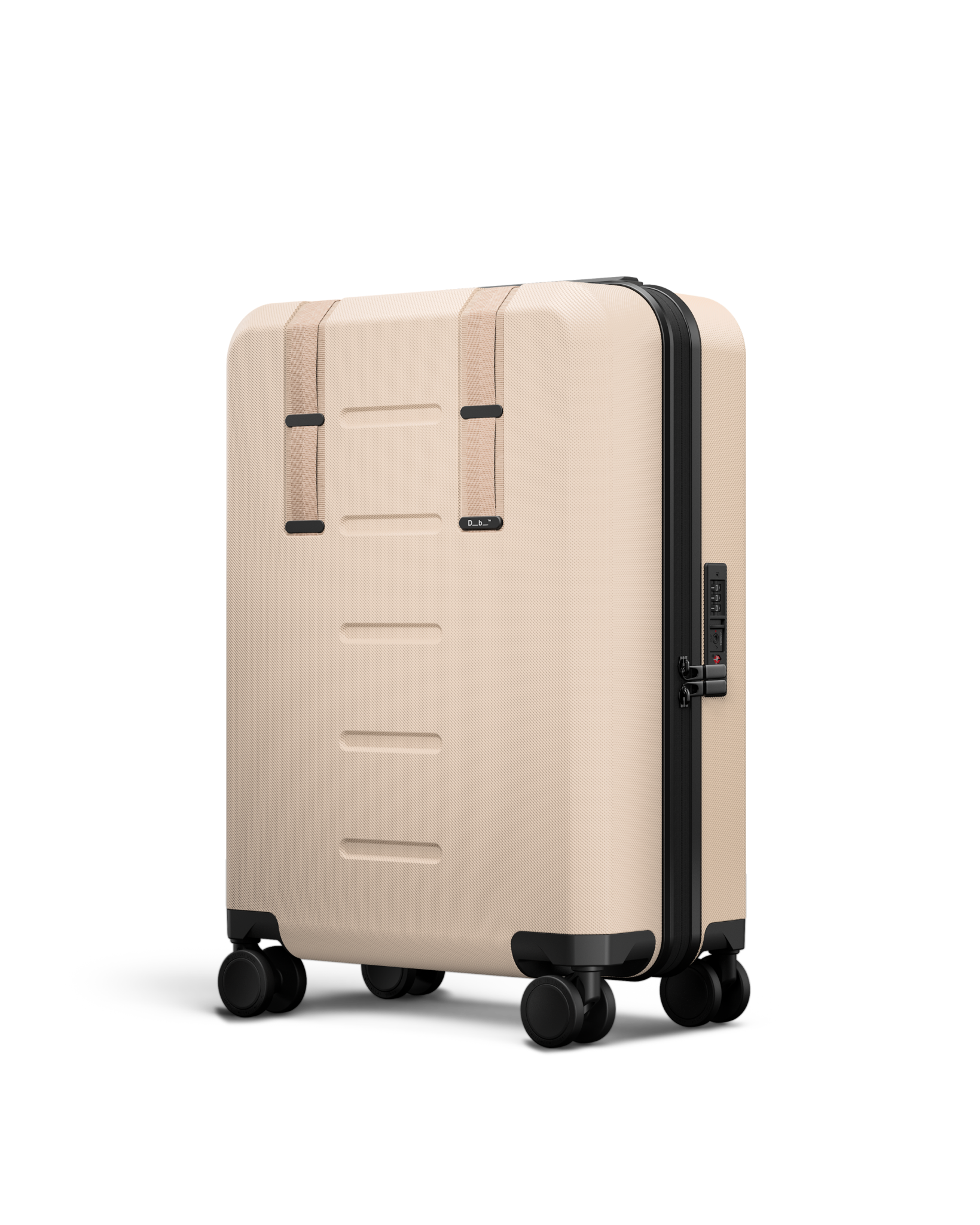 Db Journey Ramverk Carry-on in Fogbow Beige — angle view 2 # color_Fogbow Beige