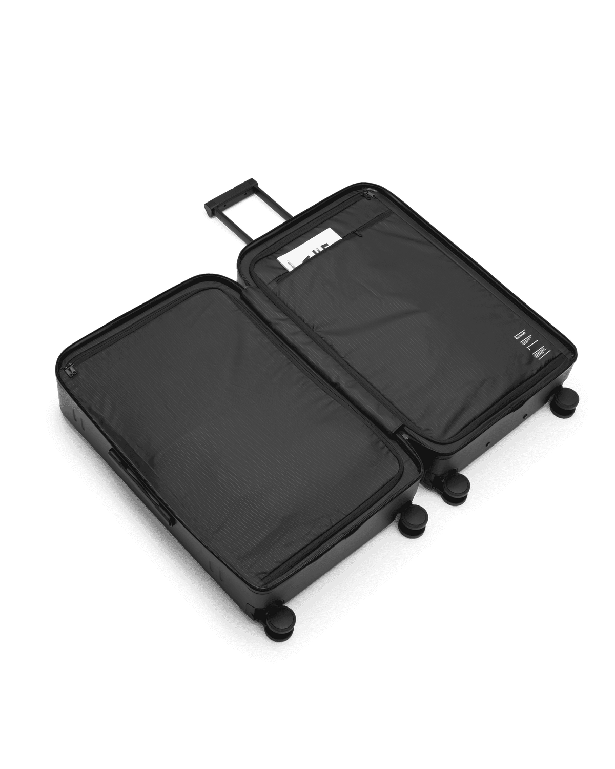 Db Journey Ramverk Check-in Luggage Large in Black Out — interior view 4 # color_Black Out