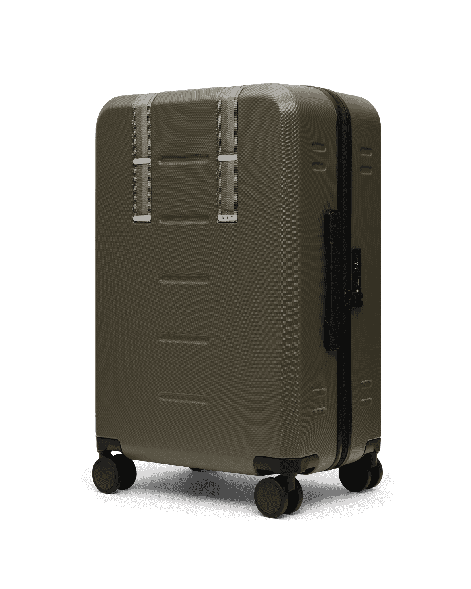 Db Journey Ramverk Check-in Luggage Medium in Forest Green — angle view 2 # color_Forest Green