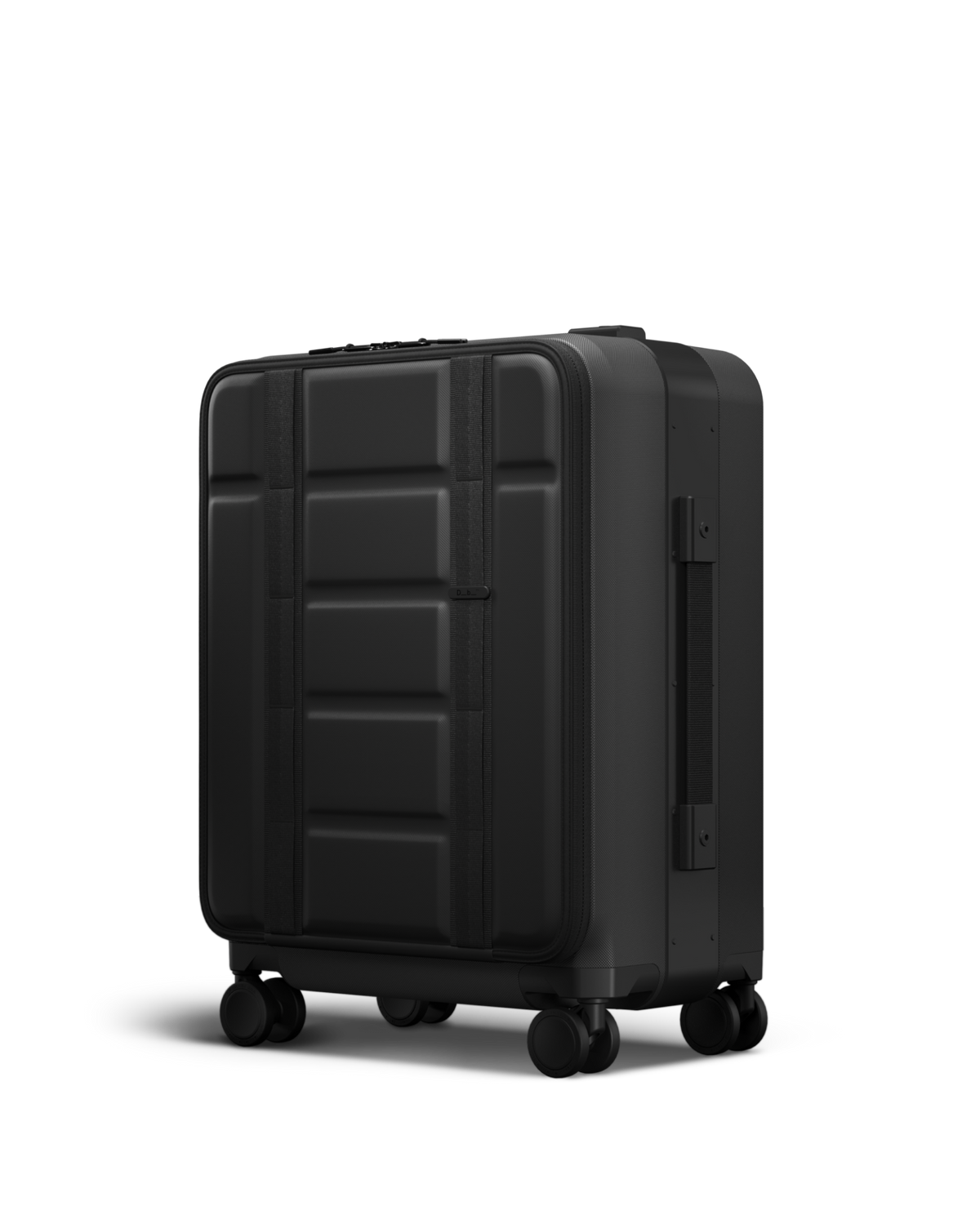 Db Journey Ramverk Pro Front-access Carry-on in Black Out — angle view 2 # color_Black Out