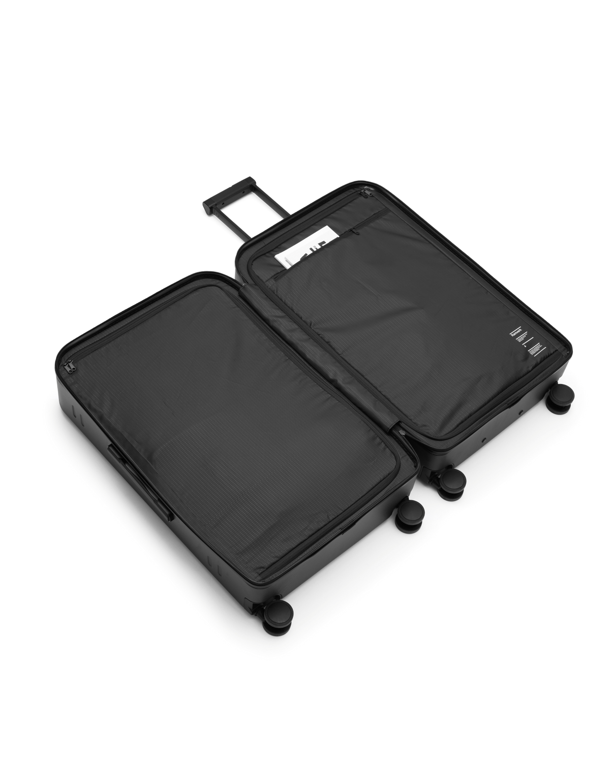Db Journey Ramverk Check-in Luggage Large in Black Out — interior view 2 # color_Black Out