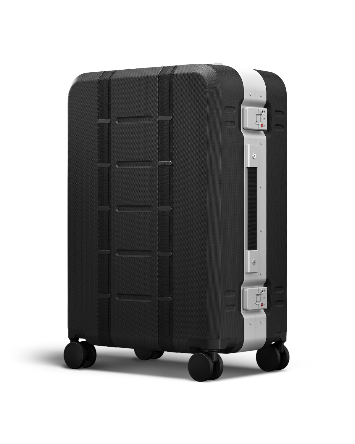 Db Journey Ramverk Pro Check-in Luggage Medium in Silver — angle view 2 # color_Silver