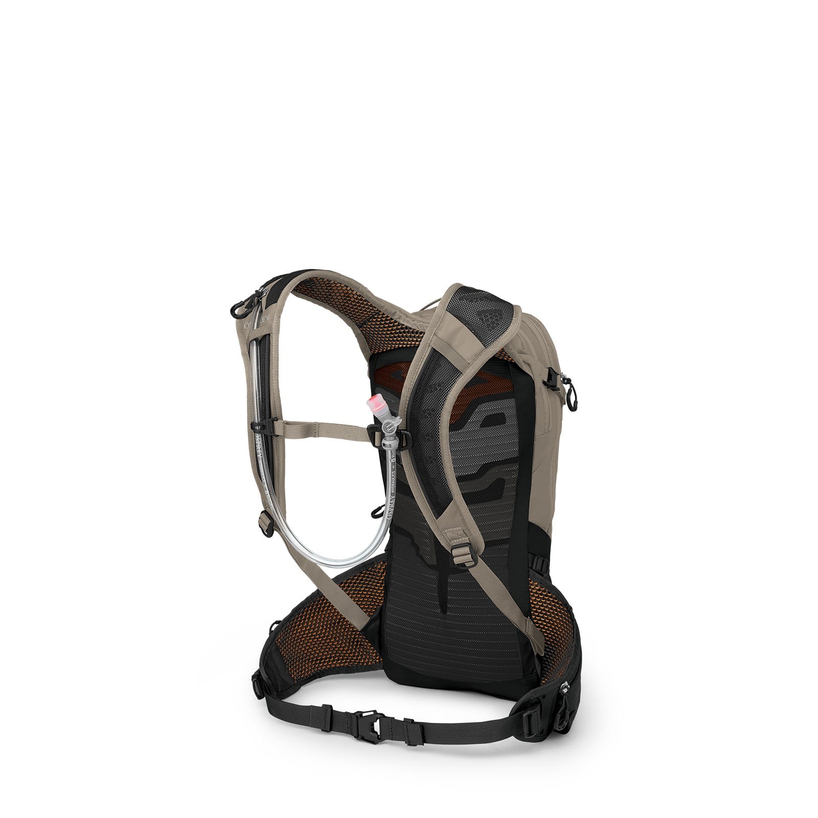 Osprey Raptor 10 Bike Hydration Pack 10L in Pediment Grey — angle view 3