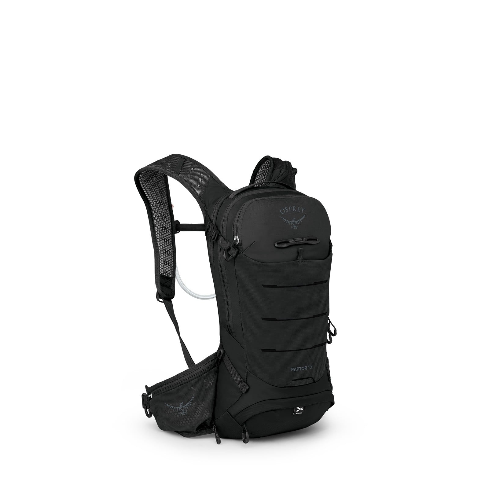 Osprey Raptor 10 Bike Hydration Pack 10L in Black — angle view 2