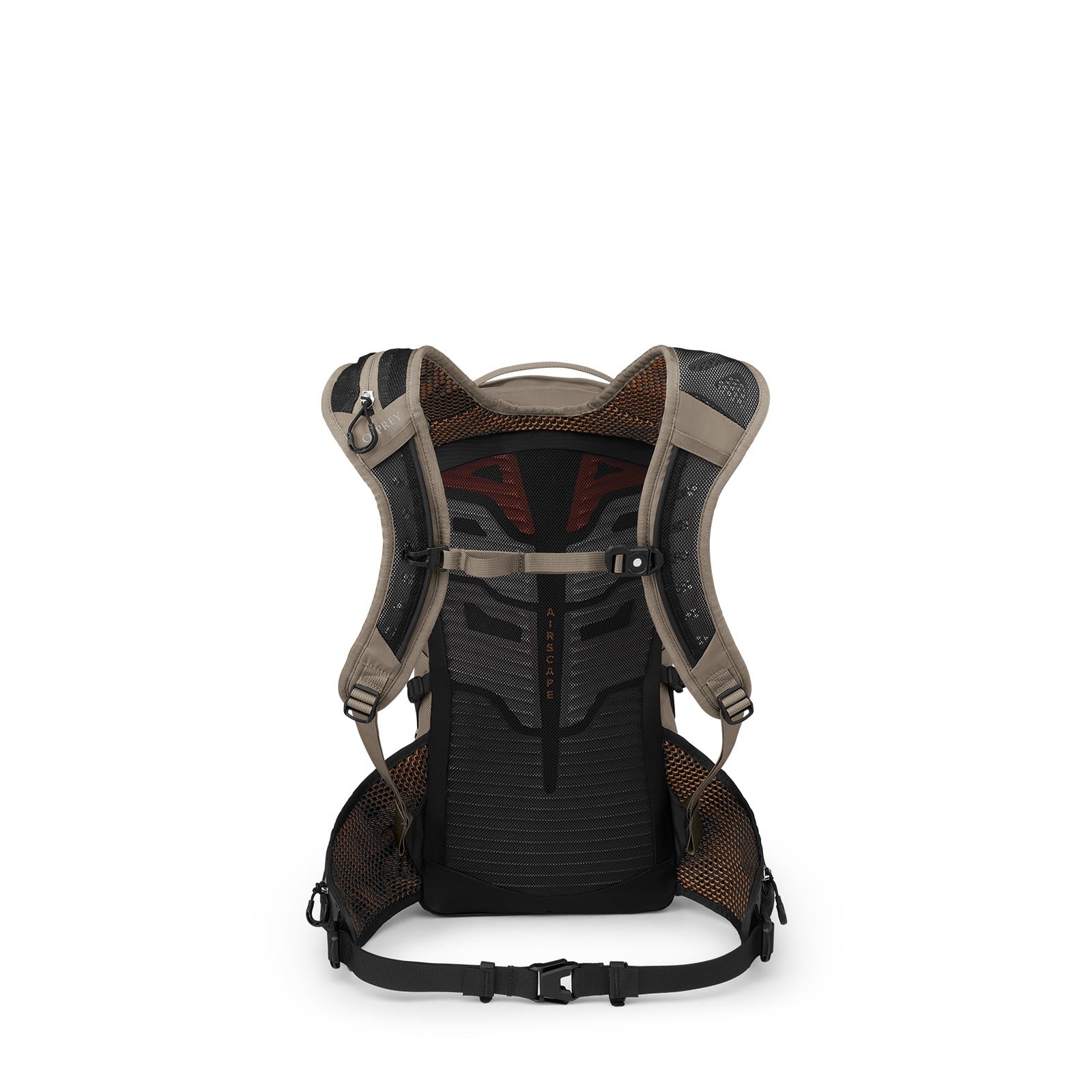 Osprey Raptor 14 Bike Hydration Pack 14L in Pediment Grey — back view