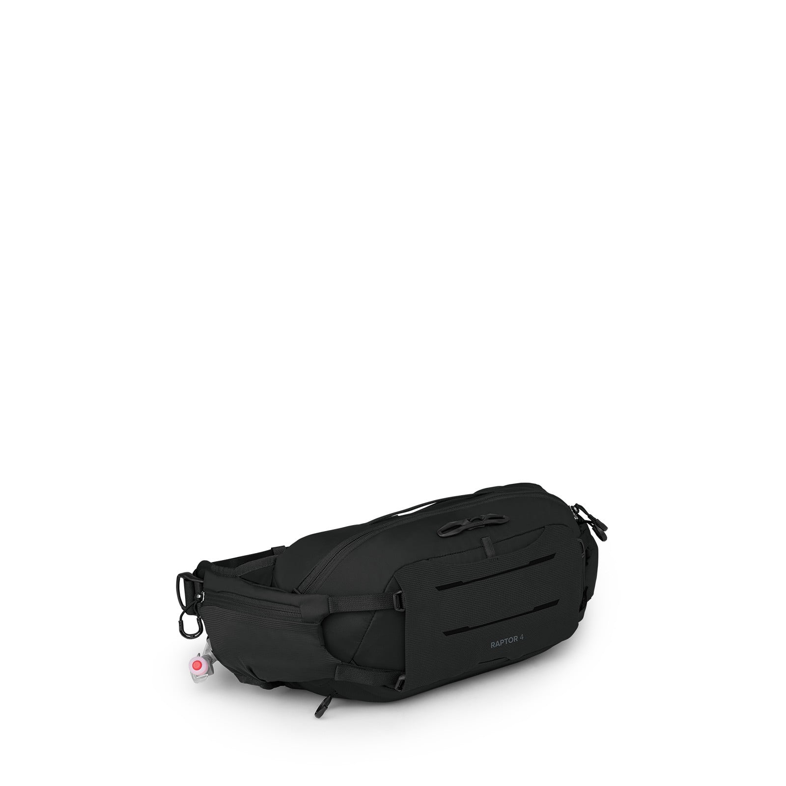 Osprey Raptor 4 Bike Hydration Lumbar Pack 4L in Black — angle view 2