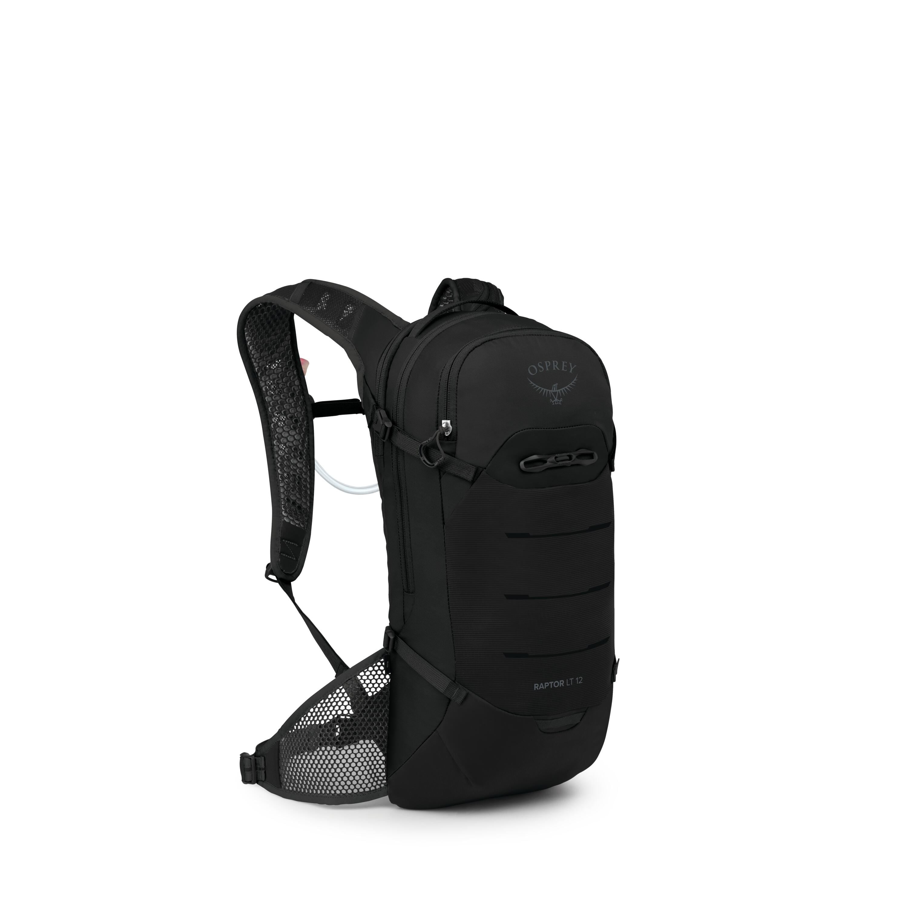 Osprey Raptor LT 12 Bike Hydration Pack 12L in Black — angle view 2