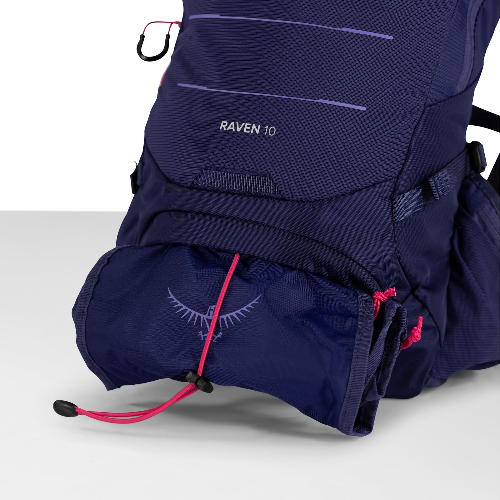 Osprey Raven 10 Women's Bike Hydration Pack 10L in Deep Fig — detail view 4