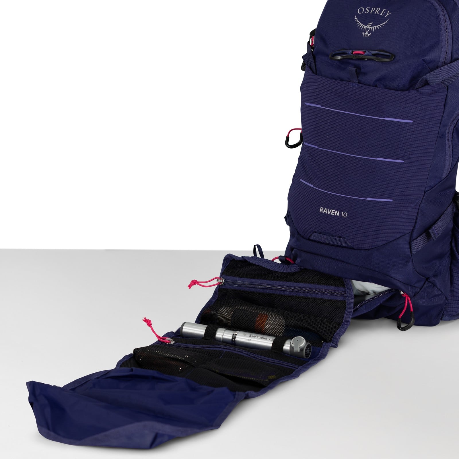 Osprey Raven 10 Women's Bike Hydration Pack 10L in Deep Fig — detail view 5