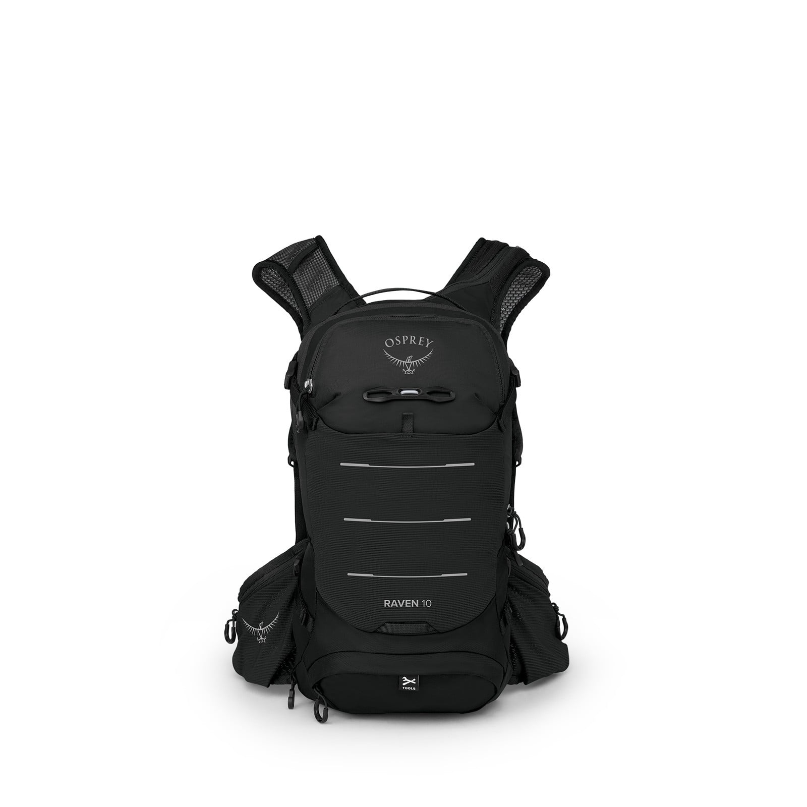 Osprey Raven 10 Women's Bike Hydration Pack 10L in Black — front view