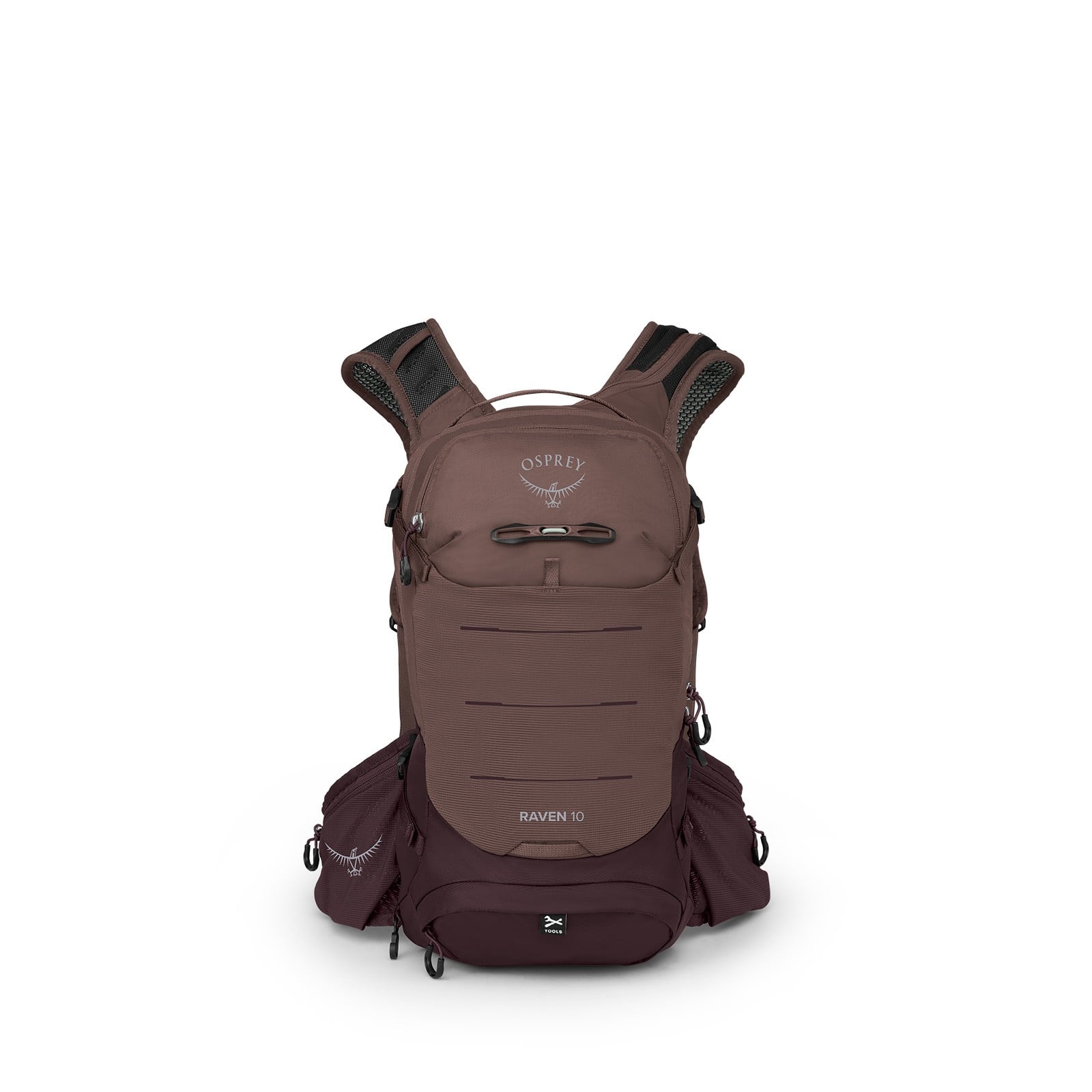 Osprey Raven 10 Women's Bike Hydration Pack 10L in Magma Brown — front view