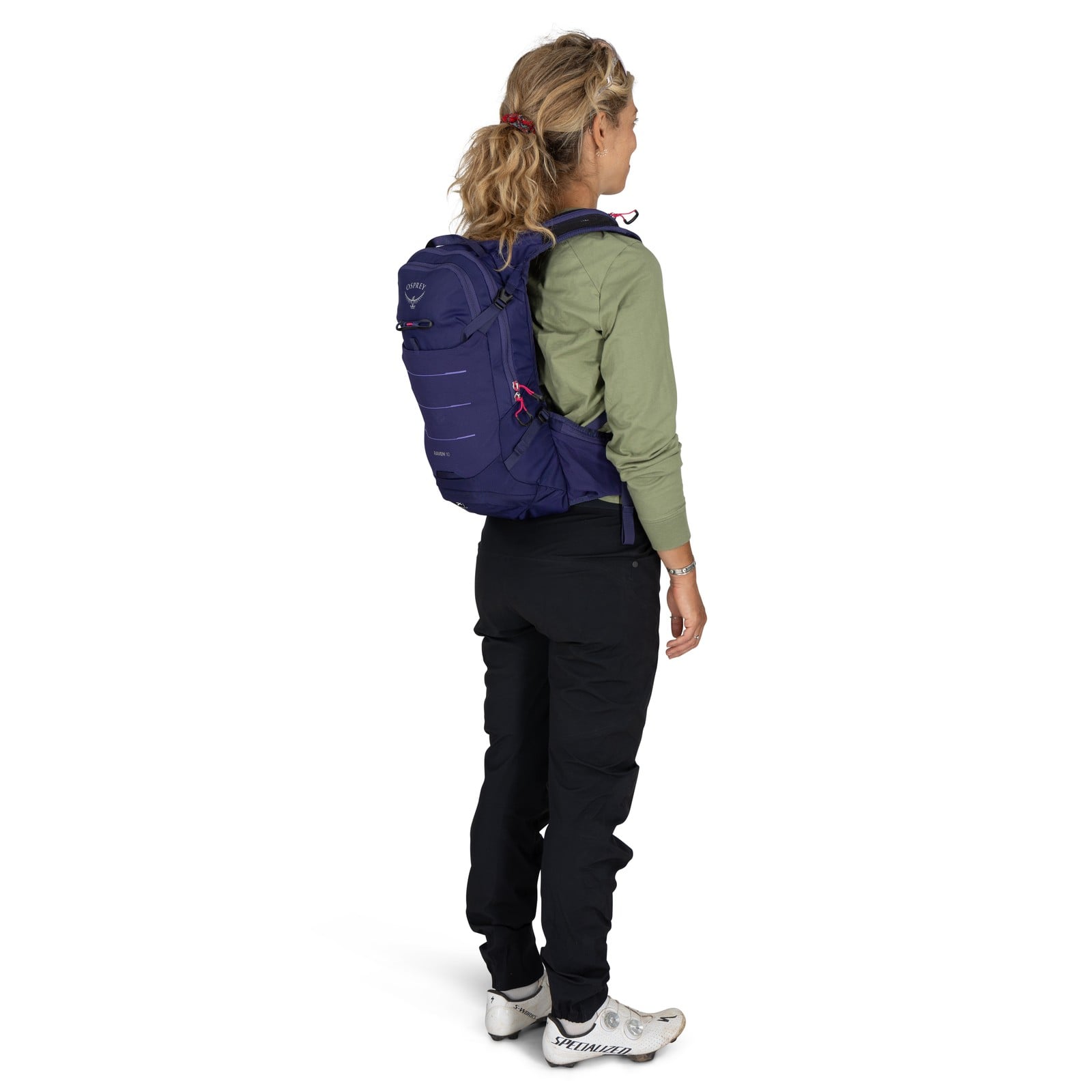 Osprey Raven 10 Women's Bike Hydration Pack 10L in Deep Fig — lifestyle 2