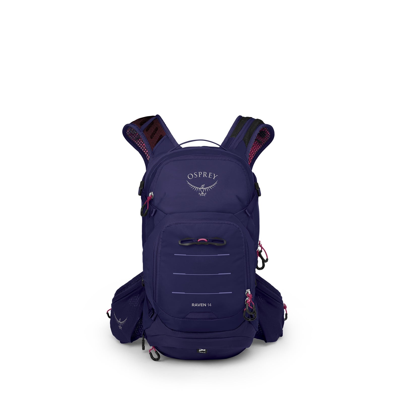 Osprey Raven 14 Women's Bike Hydration Pack 14L in Deep Fig — front view