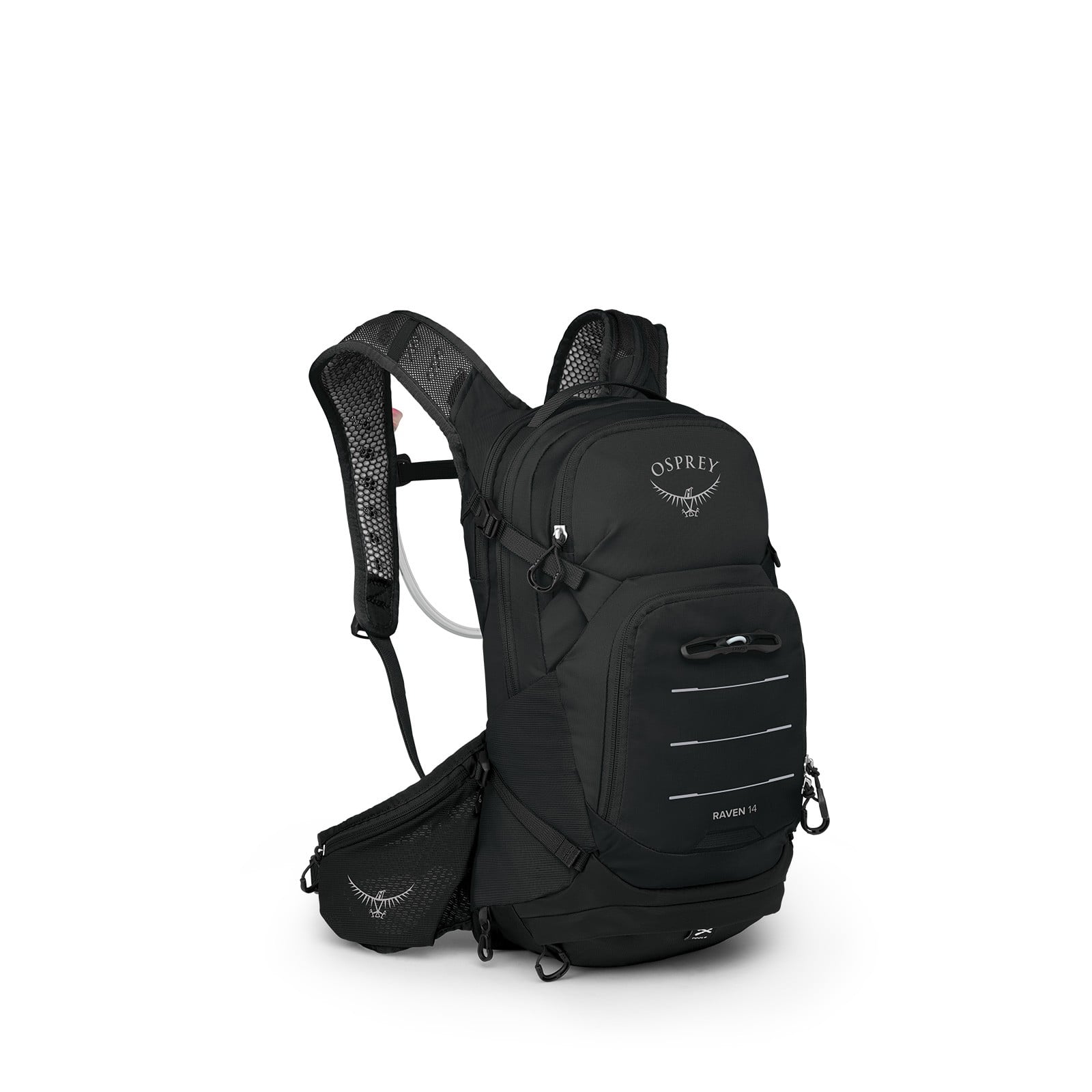Osprey Raven 14 Women's Bike Hydration Pack 14L in Black — angle view 2