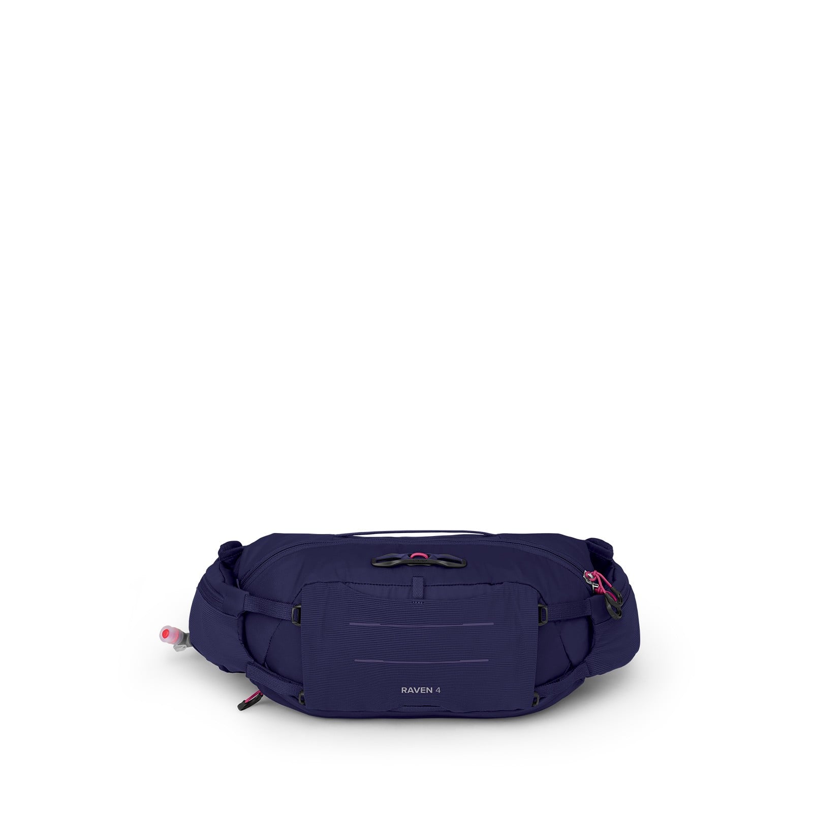 Osprey Raven 4 Women's Bike Hydration Lumbar Pack 4L in Deep Fig — front view
