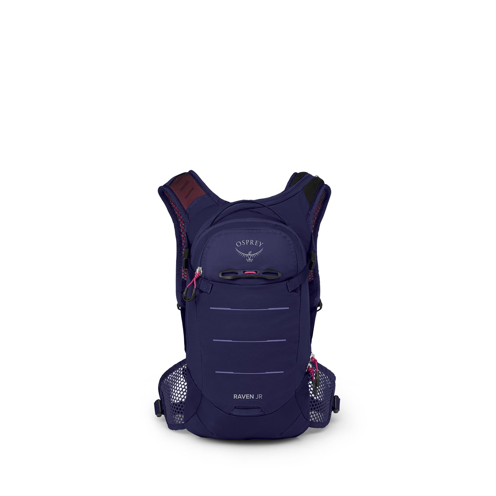 Osprey Raven Jr Kids Bike Hydration Pack 5L in Deep Fig — front view
