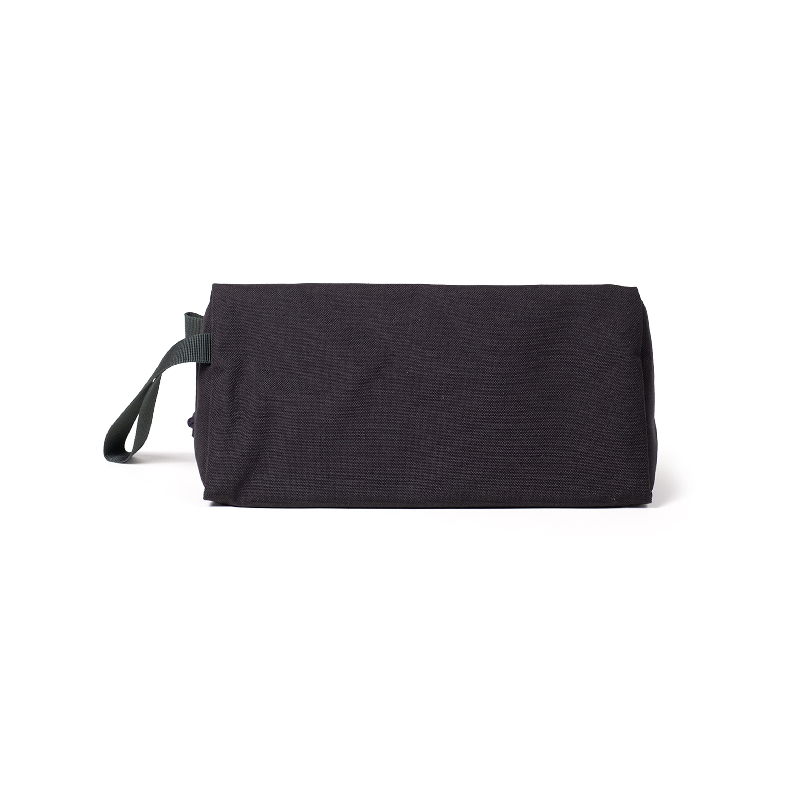 Topo Designs Dopp Kit in Black White Grid — back view # color_Black White Grid