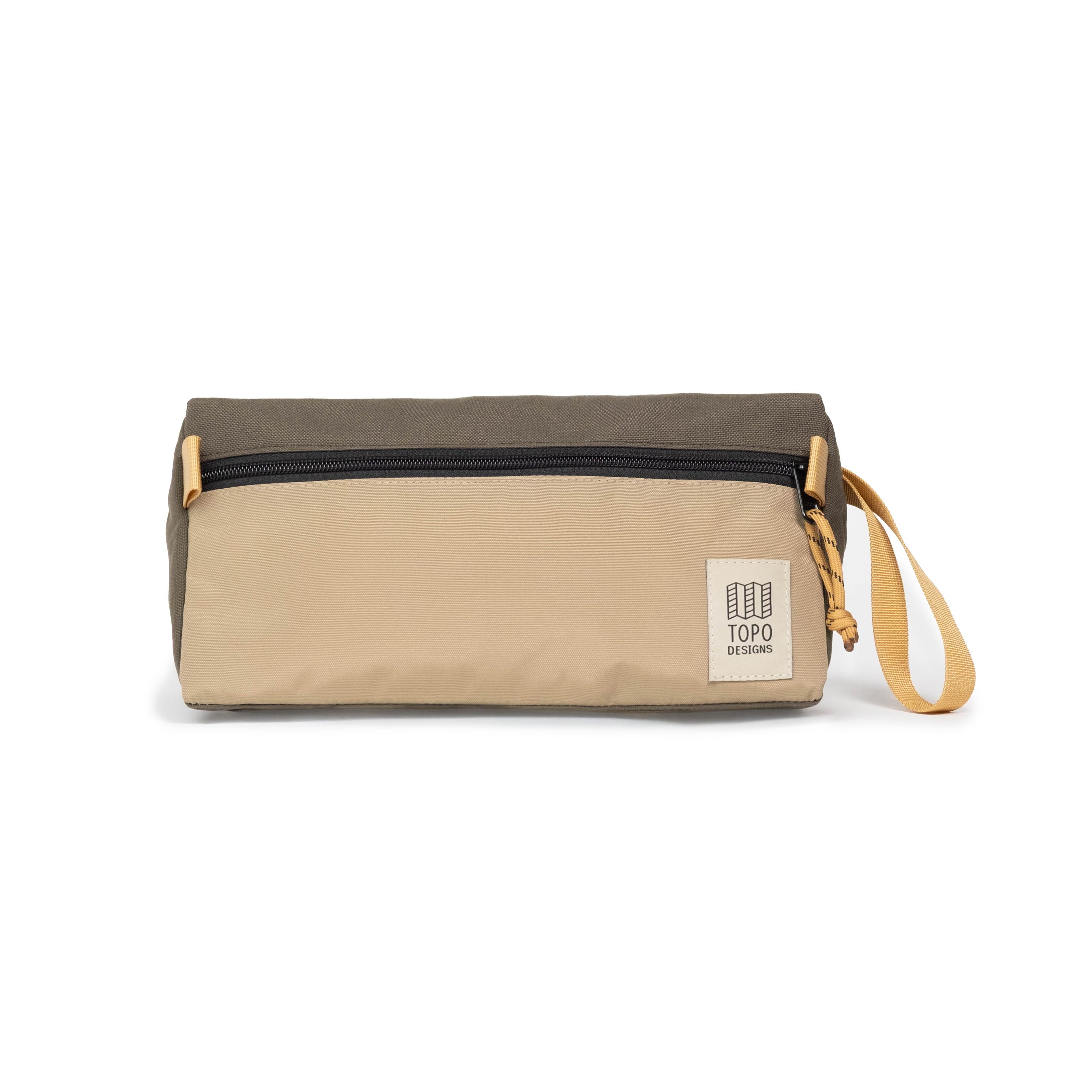 Topo Designs Dopp Kit in Woodland Elmwood — angle view 2 # color_Woodland Elmwood